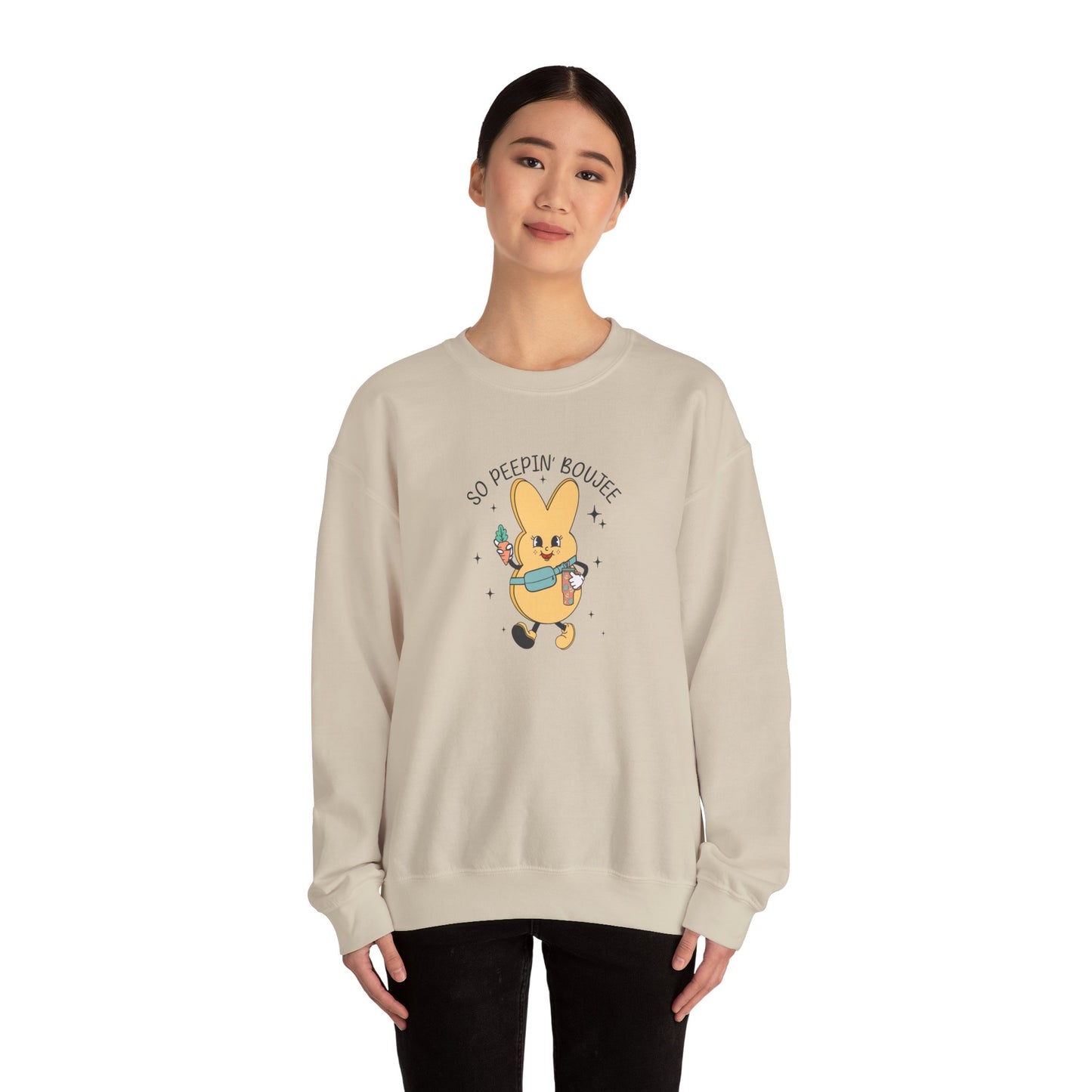 So Peein’ Boujee, Unisex Heavy Blend™ Crewneck Sweatshirt
