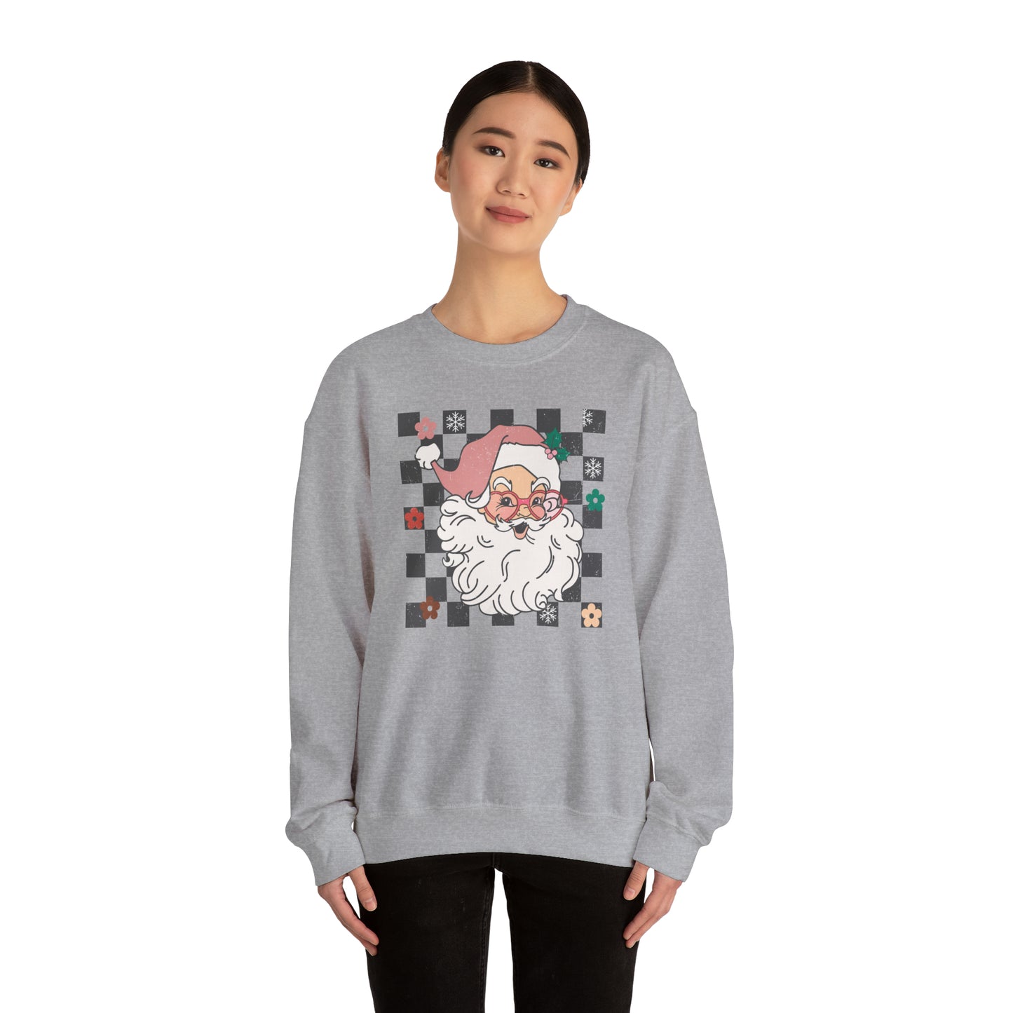 Jolly Santa, Unisex Heavy Blend™ Crewneck Sweatshirt