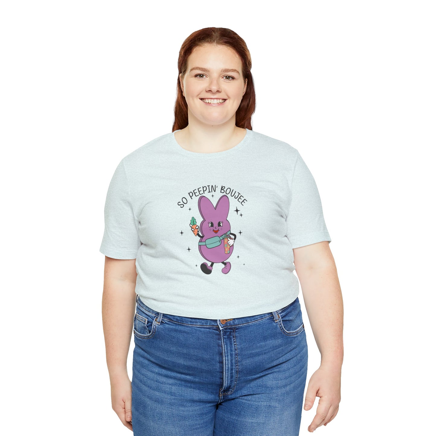 So Peepin’ Boujee Print Jersey Short Sleeve Tee