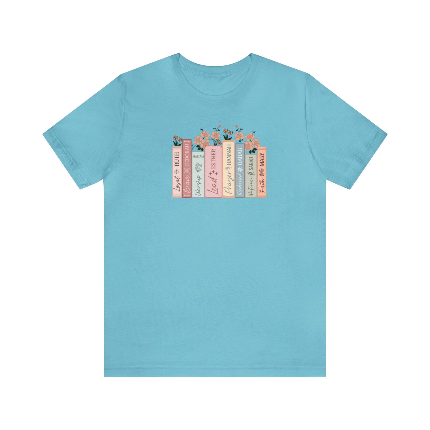 Women of the Bible Print Jersey Short Sleeve Tee