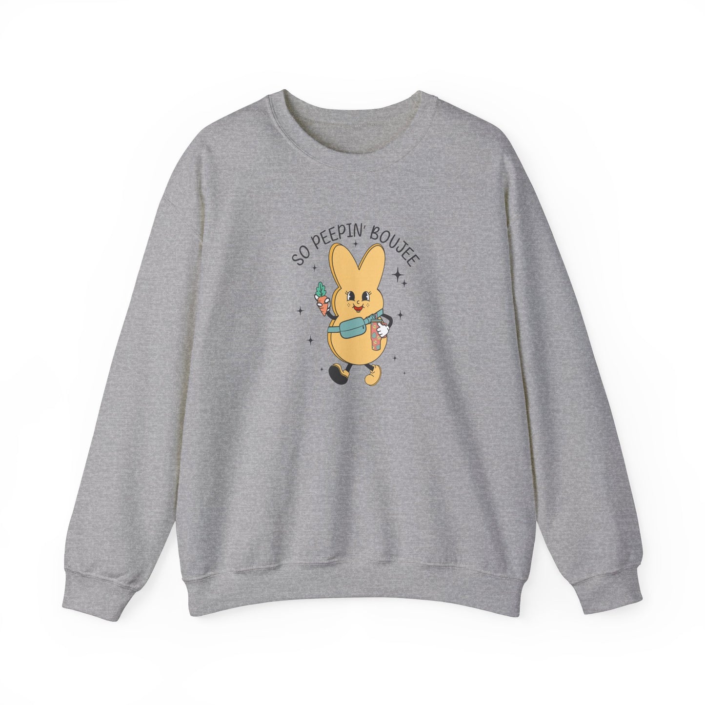 So Peein’ Boujee, Unisex Heavy Blend™ Crewneck Sweatshirt