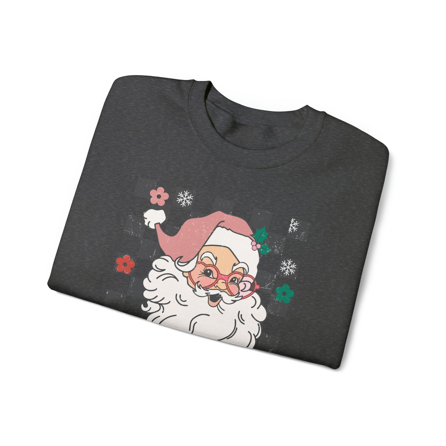 Jolly Santa, Unisex Heavy Blend™ Crewneck Sweatshirt