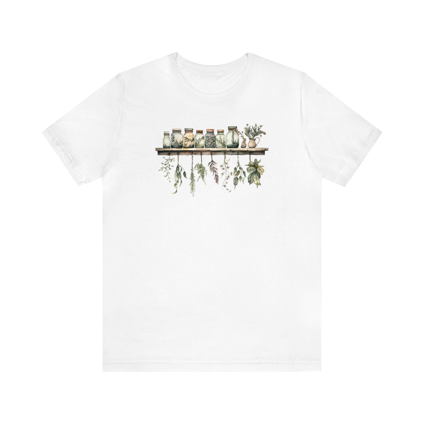 Apothecary Shelf Print Jersey Short Sleeve Tee