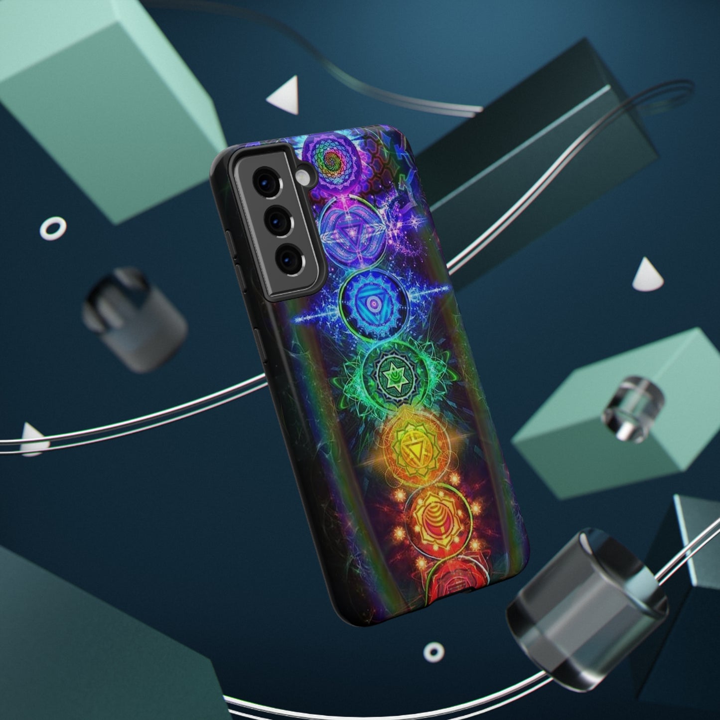 Chakra Print Impact-Resistant Cases