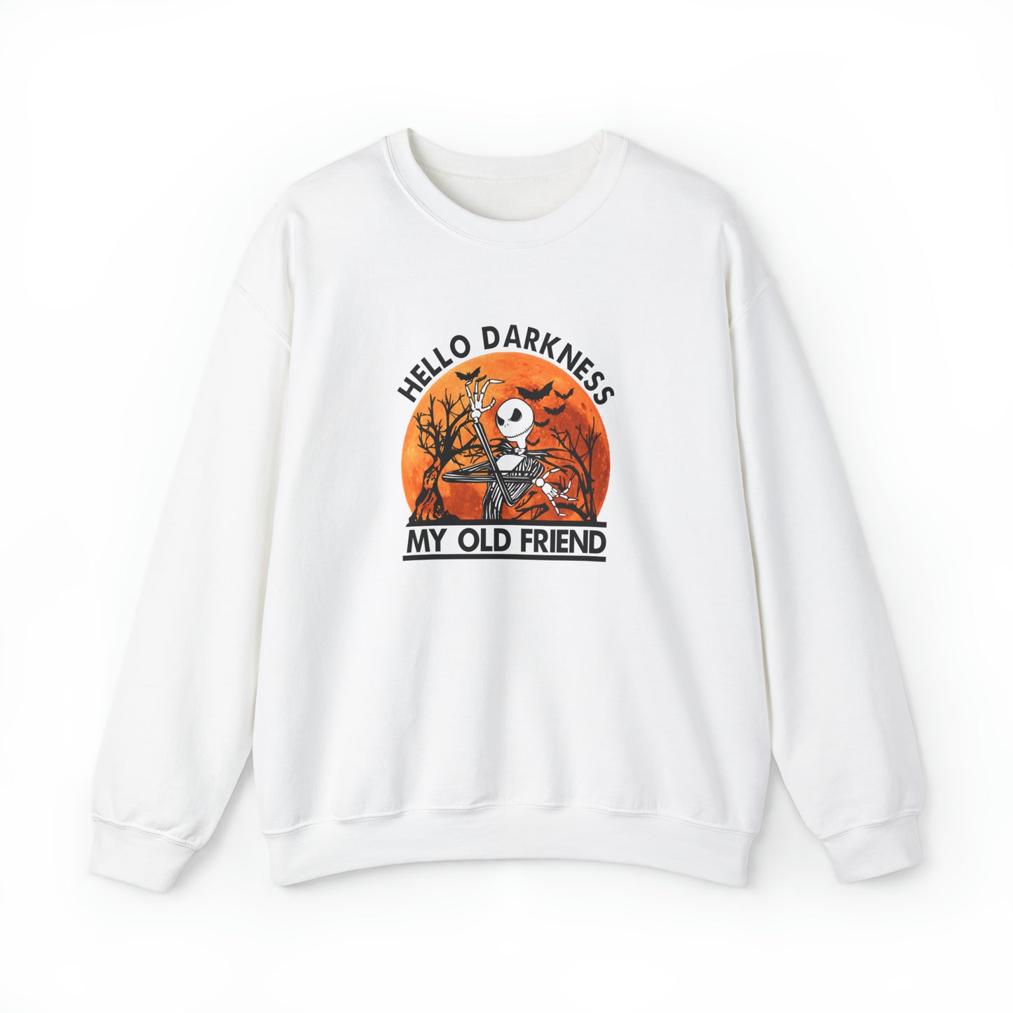 Hello Darkness My Old Friend, Unisex Heavy Blend™ Crewneck Sweatshirt