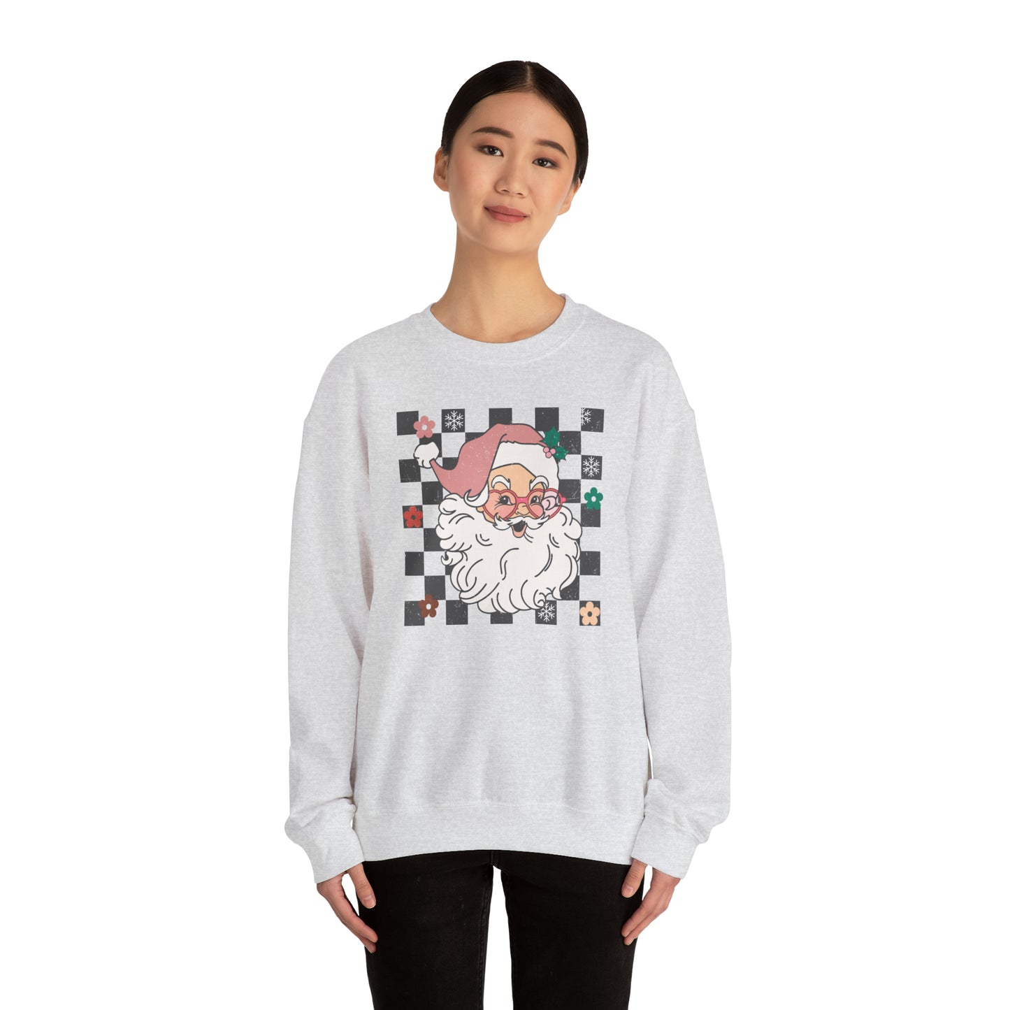 Jolly Santa, Unisex Heavy Blend™ Crewneck Sweatshirt