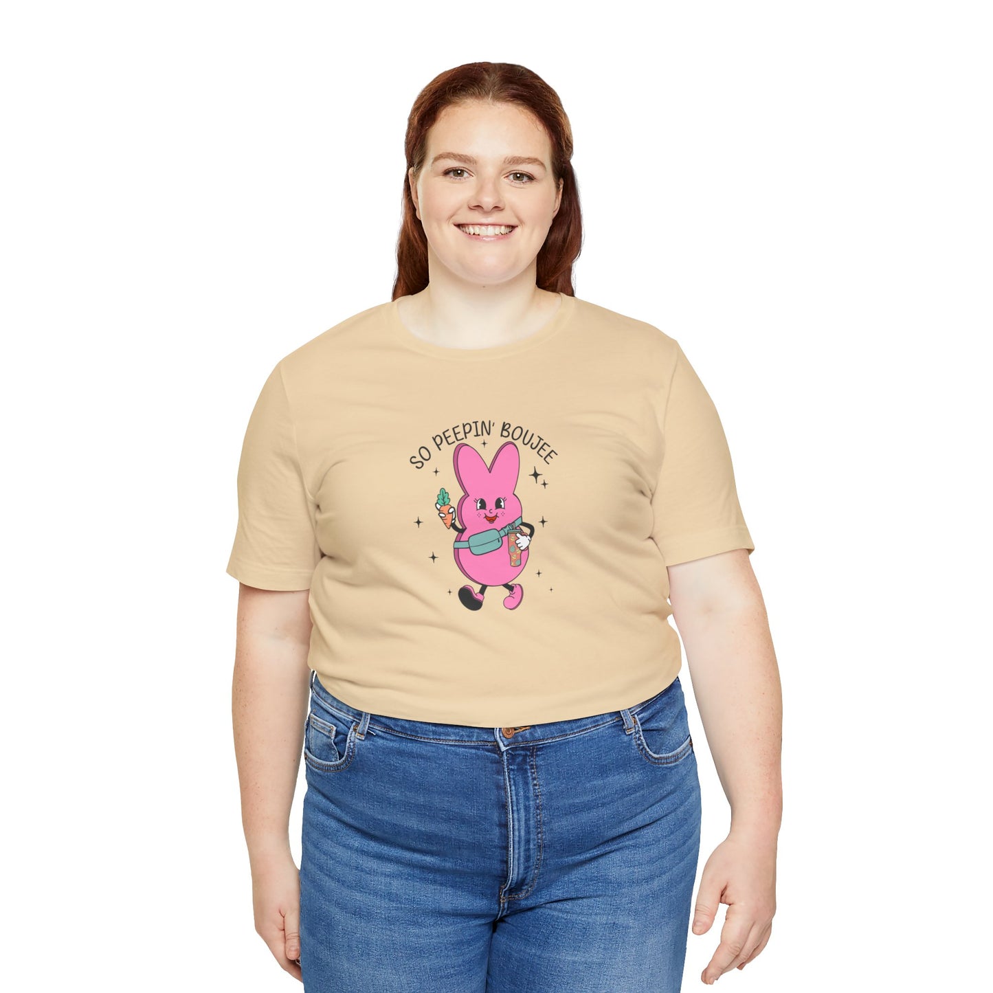 So Peepin’ Boujee Print Jersey Short Sleeve Tee