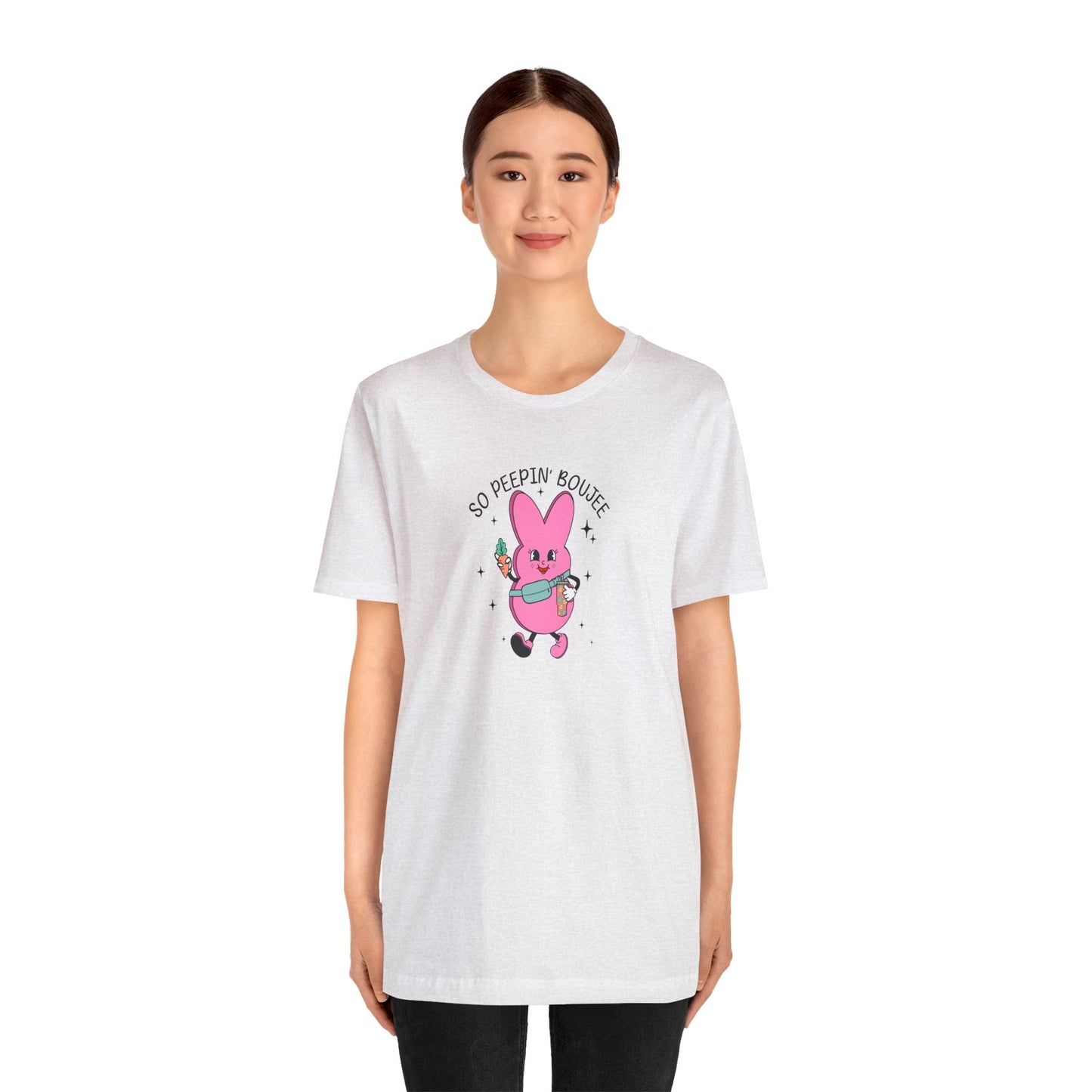 So Peepin’ Boujee Print Jersey Short Sleeve Tee