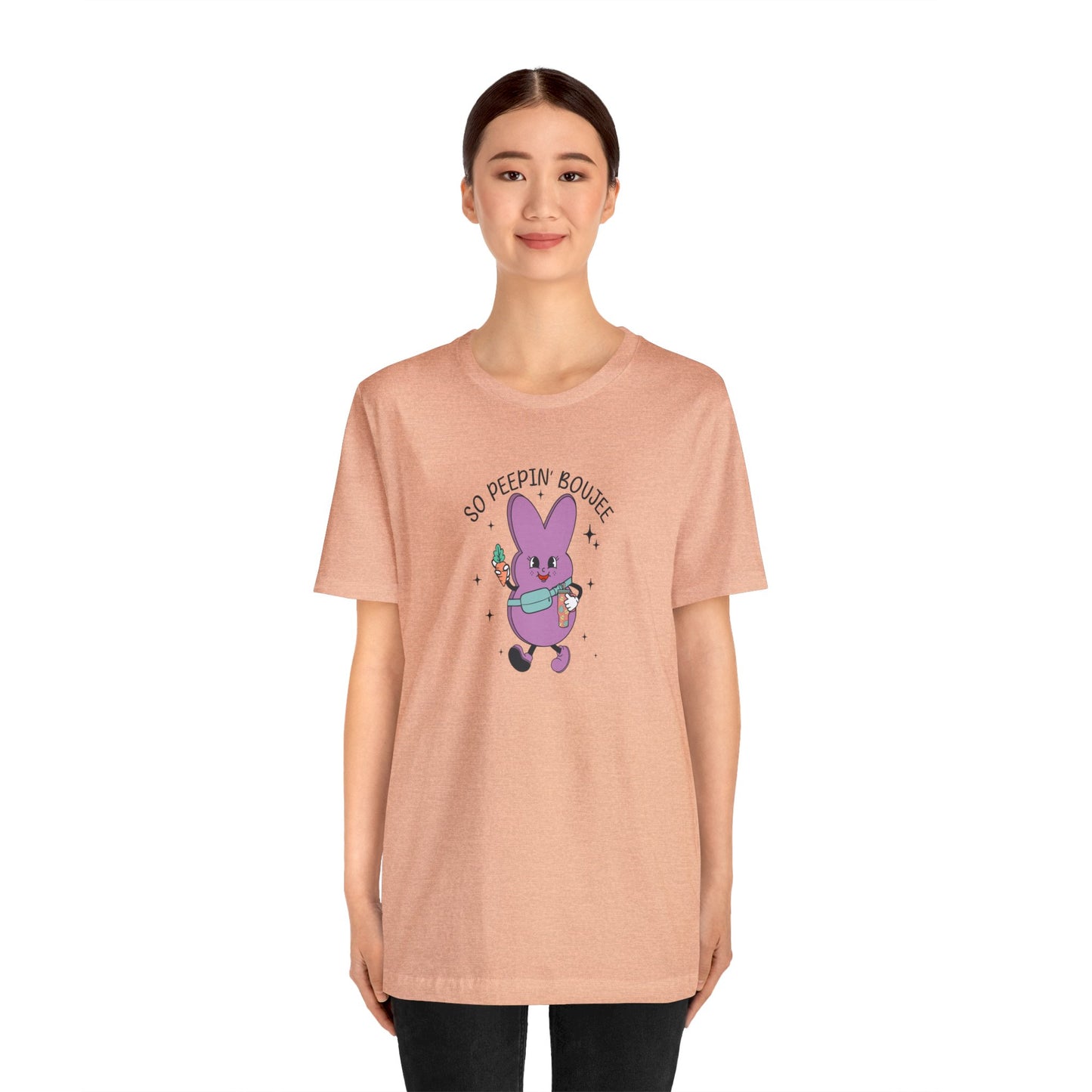 So Peepin’ Boujee Print Jersey Short Sleeve Tee