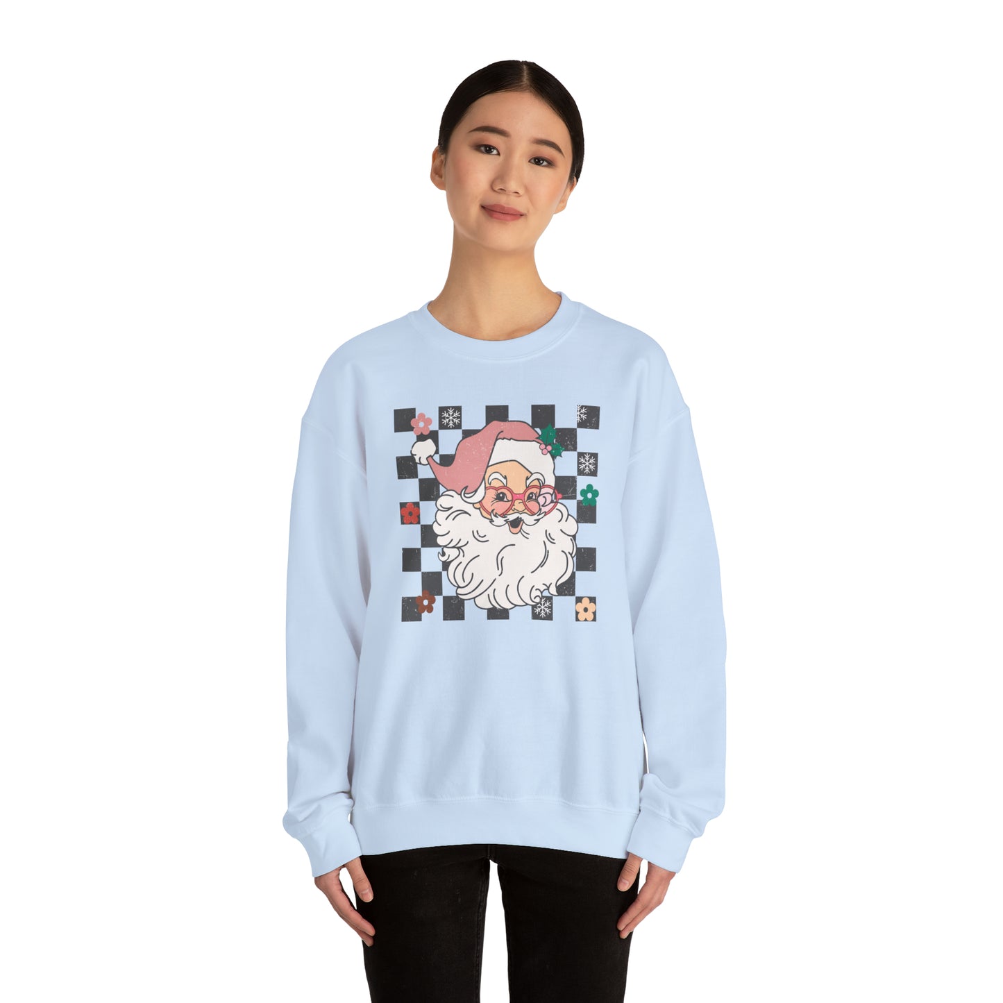 Jolly Santa, Unisex Heavy Blend™ Crewneck Sweatshirt