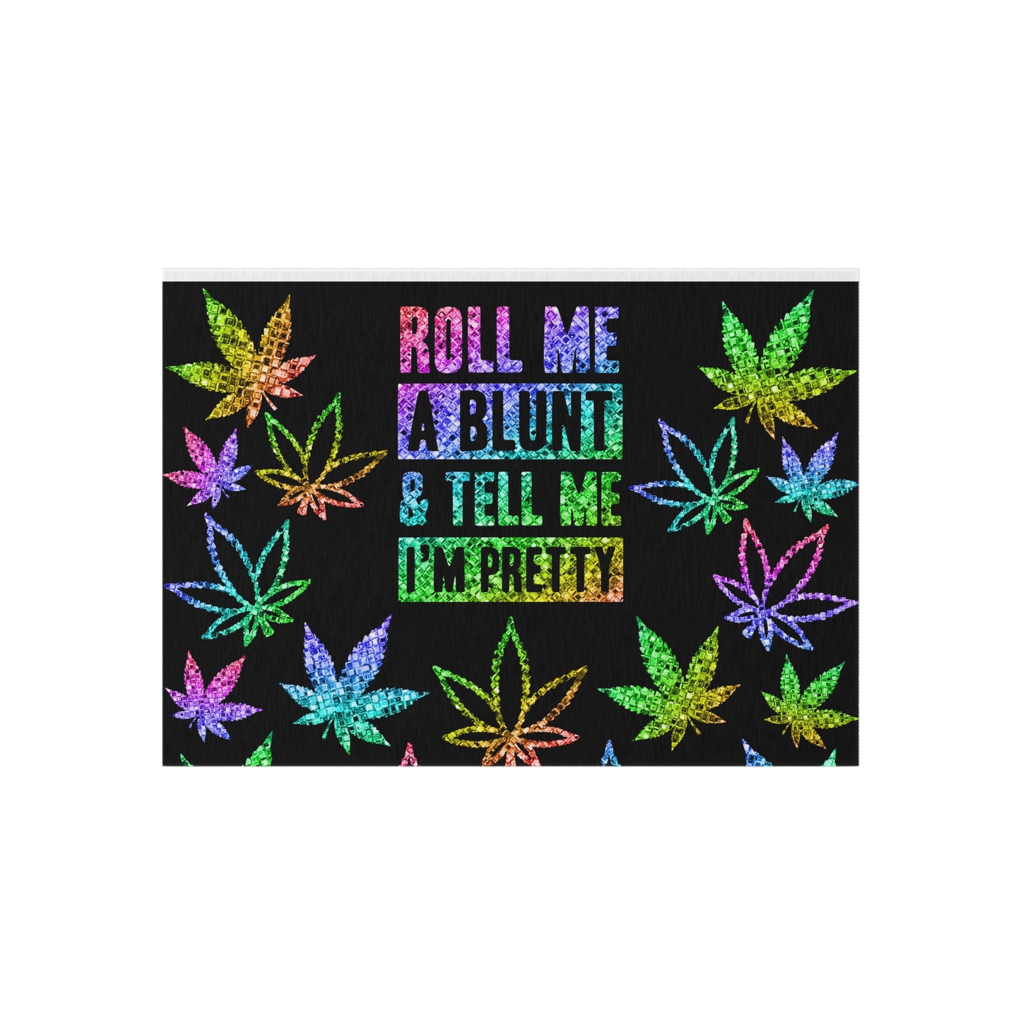 Roll Me One Print Outdoor Rug