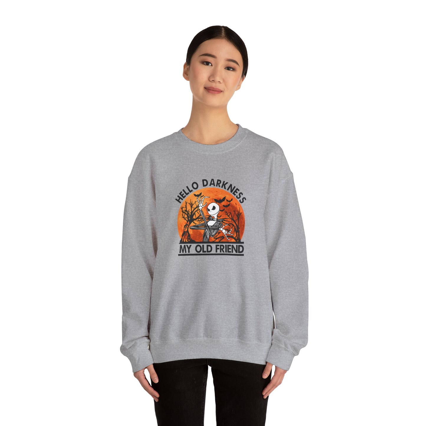 Hello Darkness My Old Friend, Unisex Heavy Blend™ Crewneck Sweatshirt