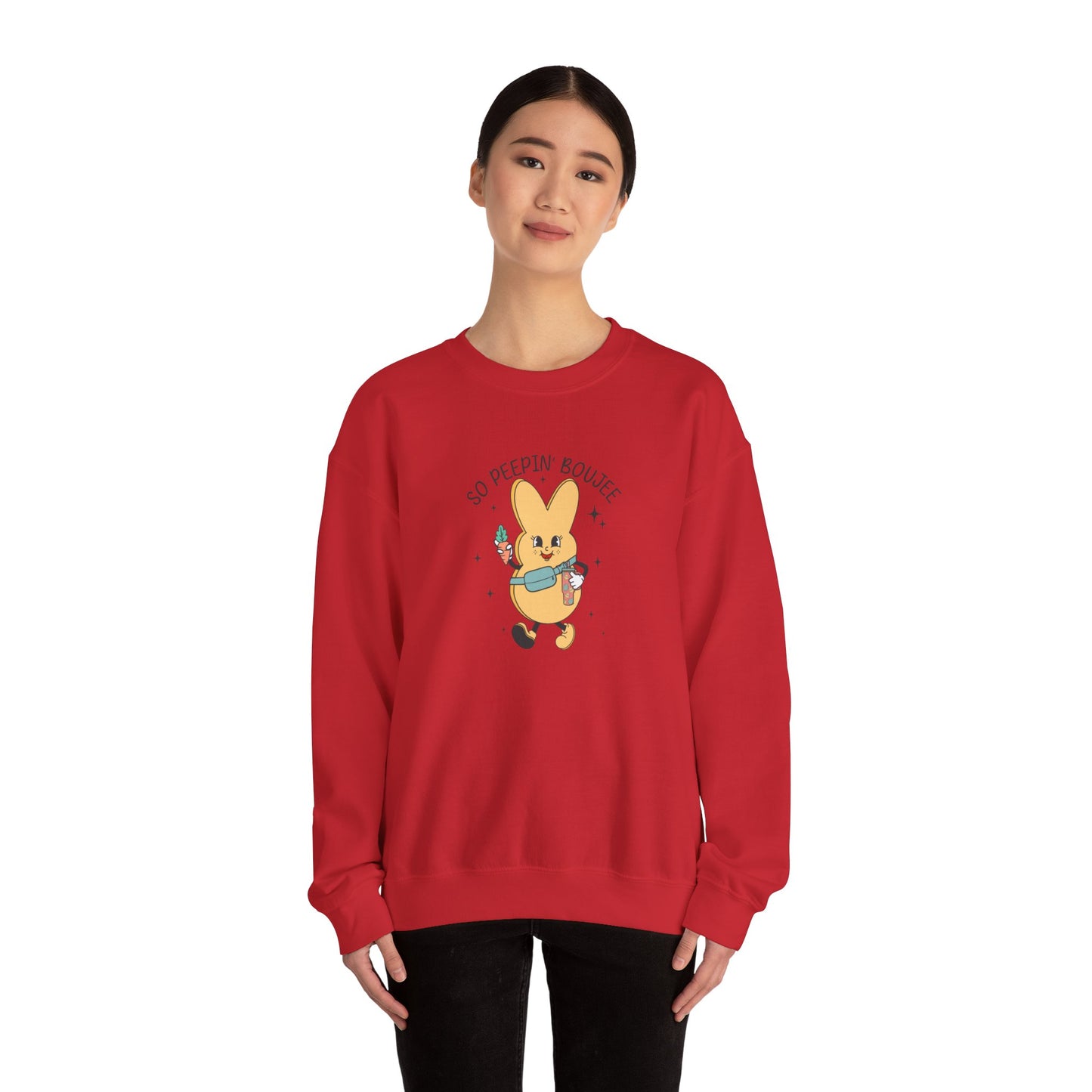 So Peein’ Boujee, Unisex Heavy Blend™ Crewneck Sweatshirt