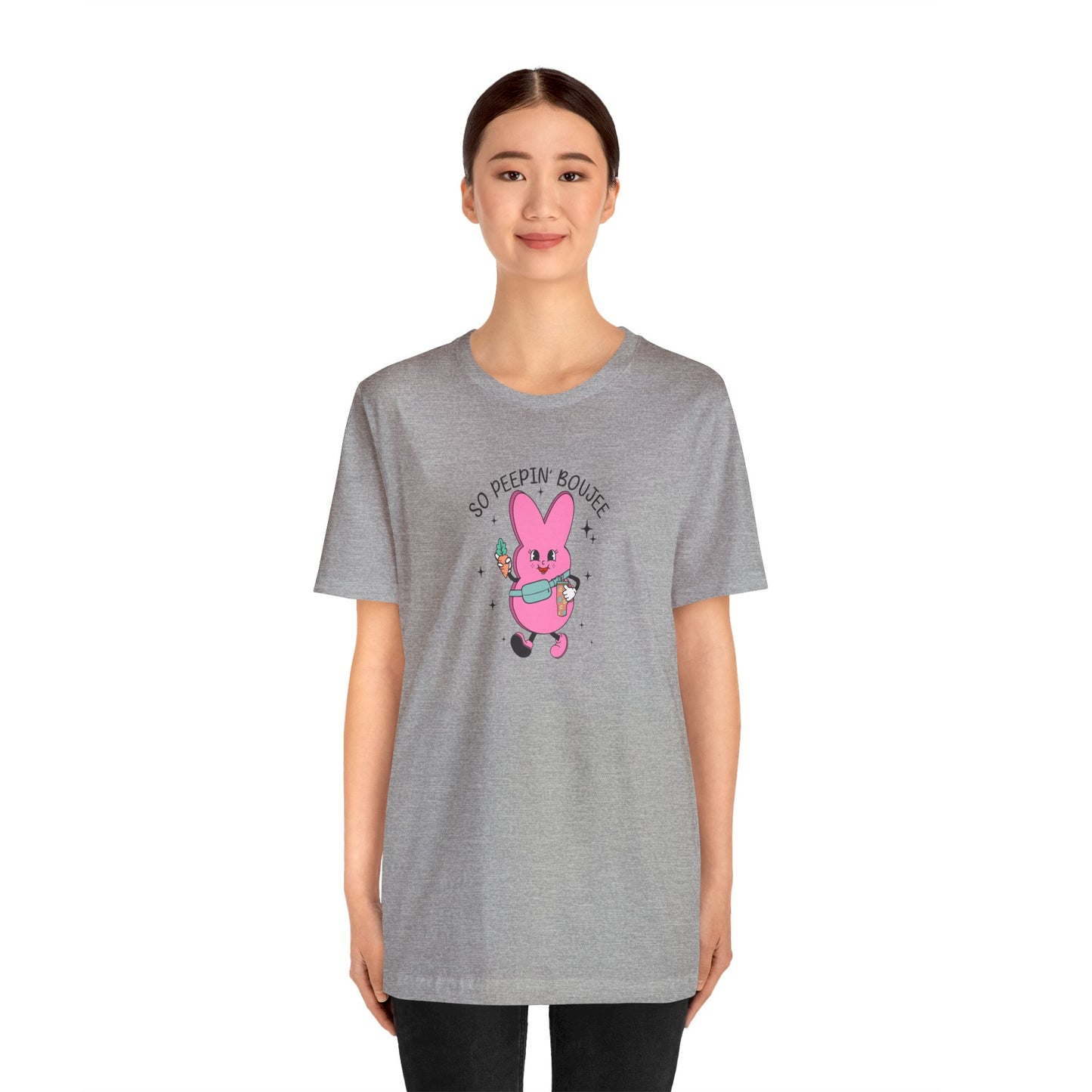 So Peepin’ Boujee Print Jersey Short Sleeve Tee