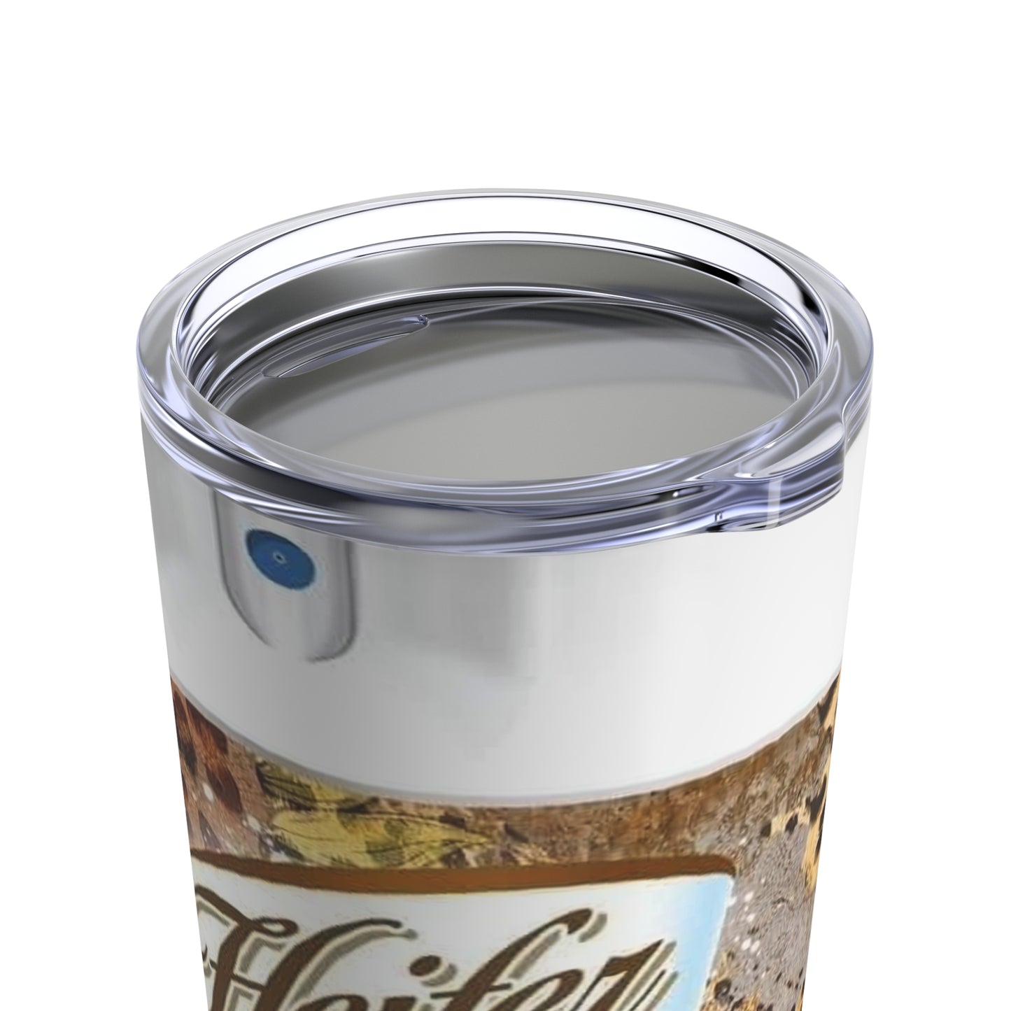 Heifer Be Gone Print, Skinny Steel Tumbler with Straw, 20oz