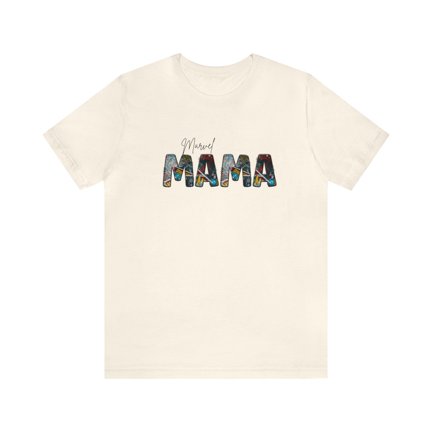 Marvel Mama Print Jersey Short Sleeve Tee