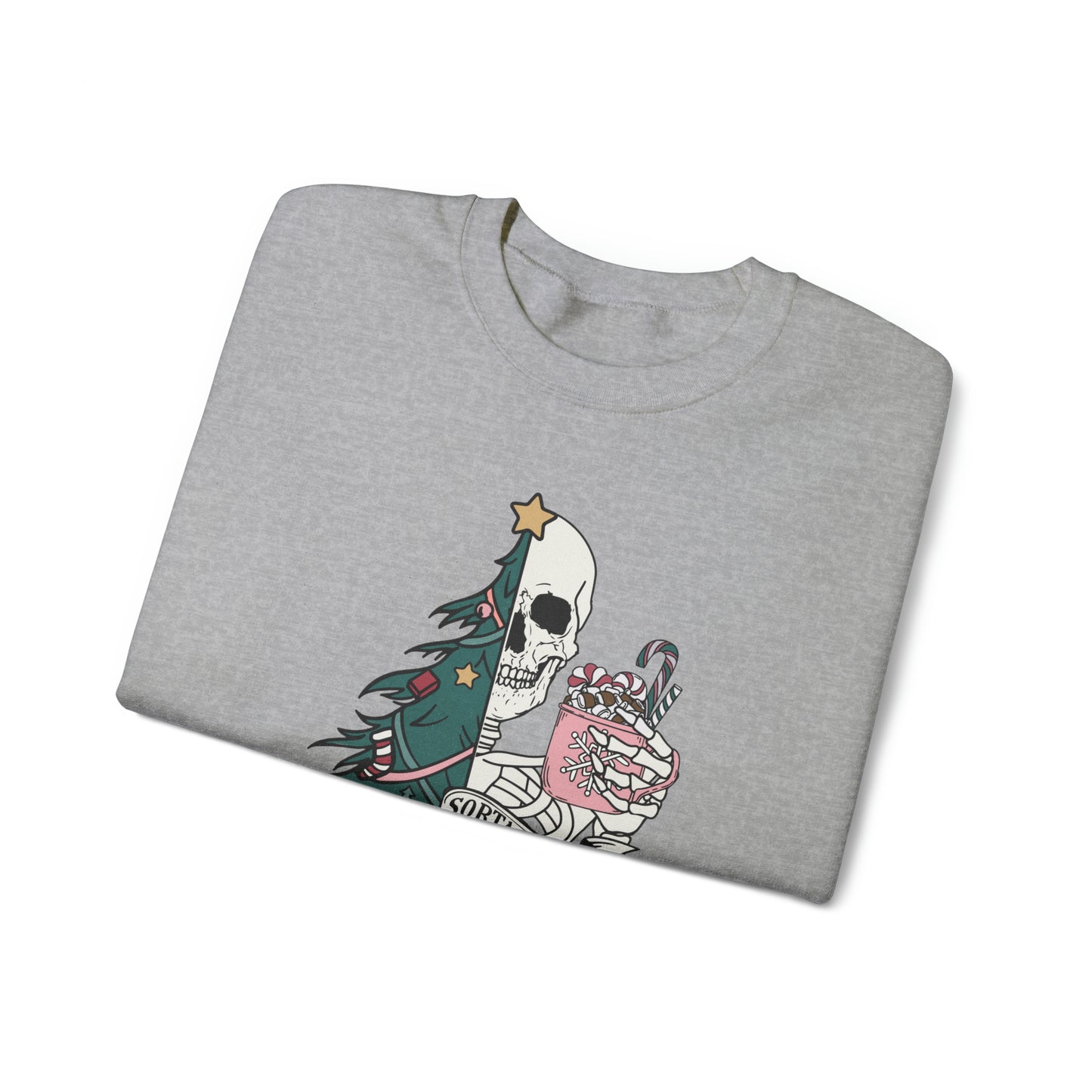 Kinda Merry Kinda Scary, Unisex Heavy Blend™ Crewneck Sweatshirt