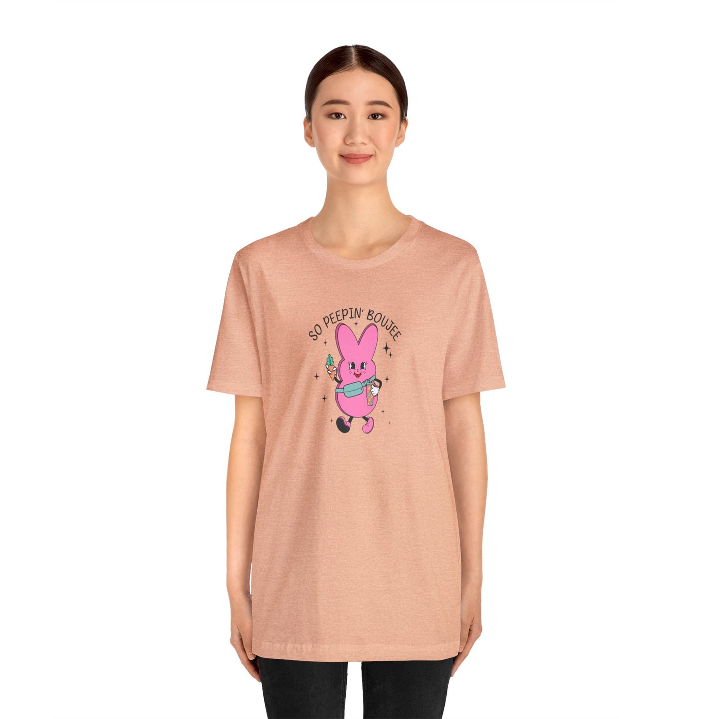 So Peepin’ Boujee Print Jersey Short Sleeve Tee