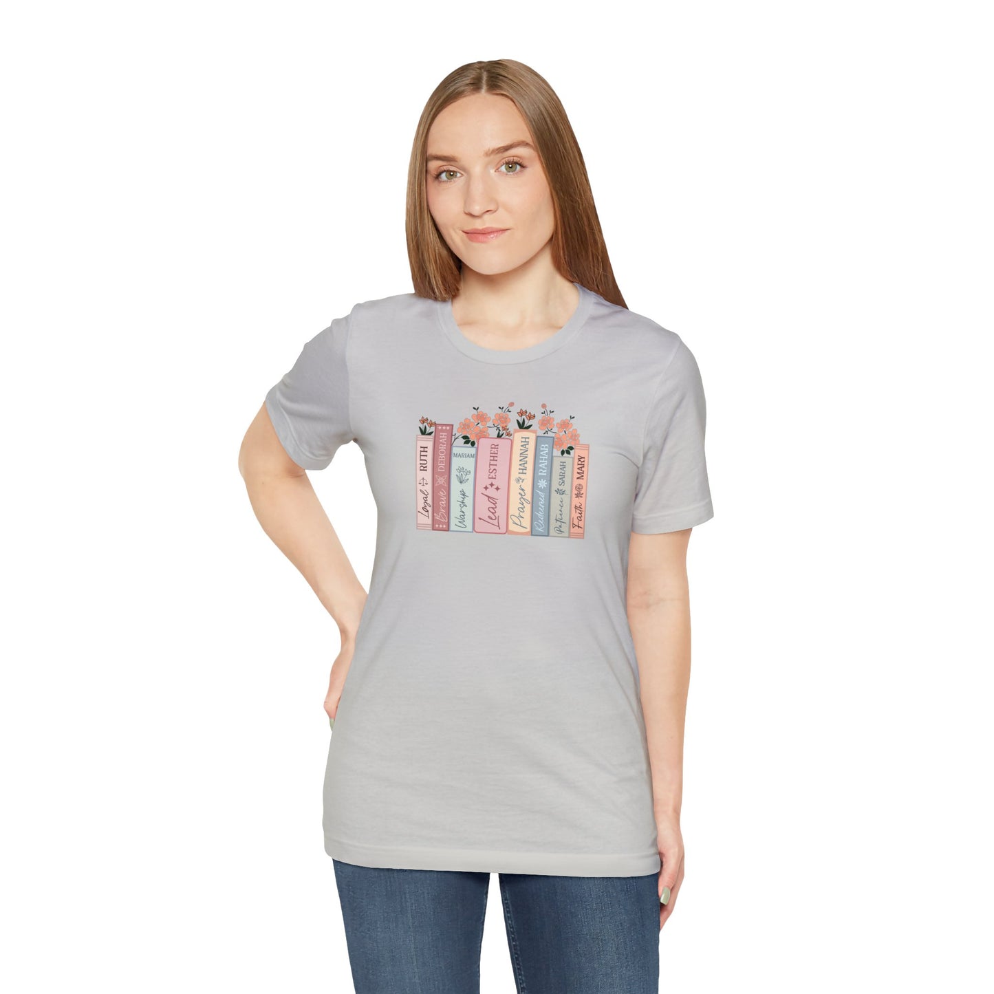Women of the Bible Print Jersey Short Sleeve Tee