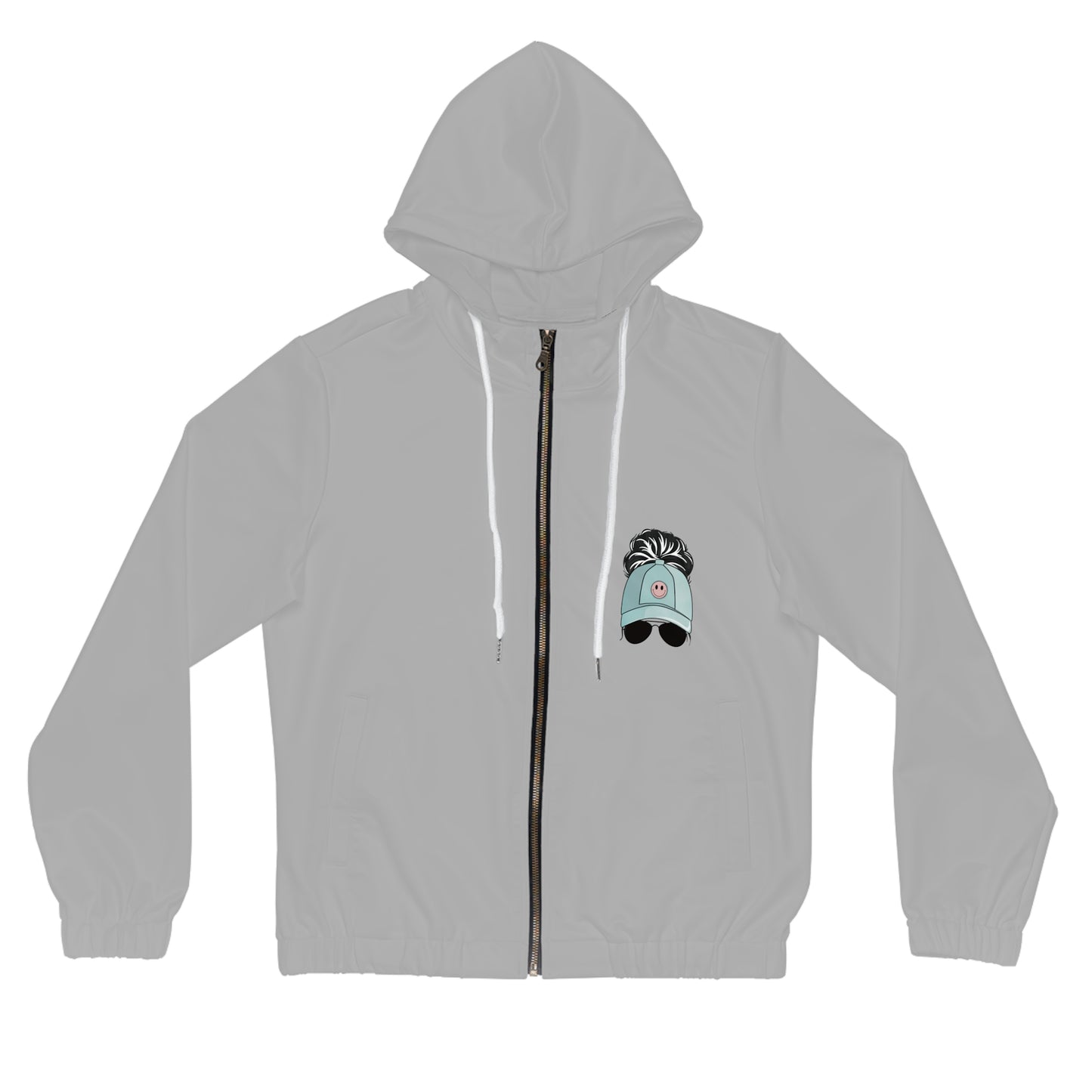 Mom Life Print Women Full-Zip Hoodie (AOP)