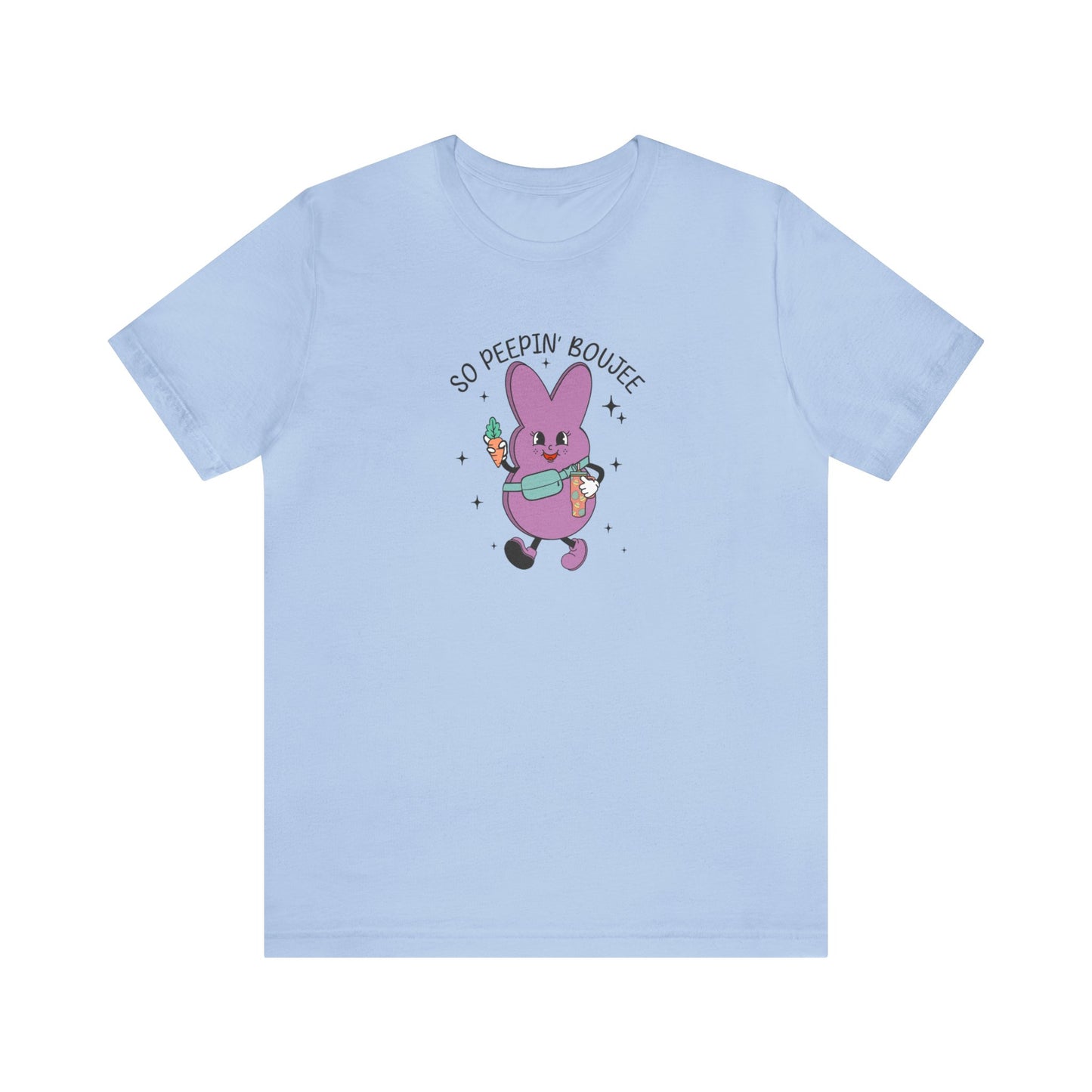So Peepin’ Boujee Print Jersey Short Sleeve Tee