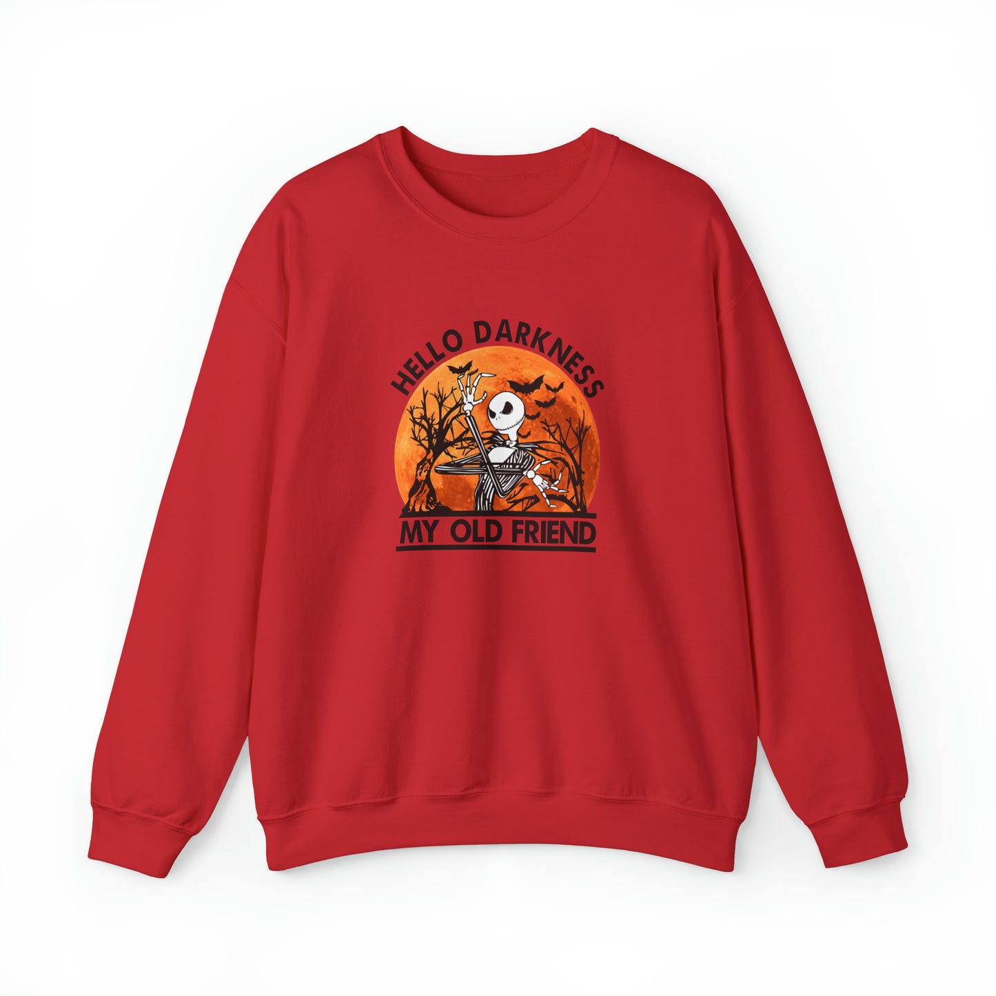 Hello Darkness My Old Friend, Unisex Heavy Blend™ Crewneck Sweatshirt