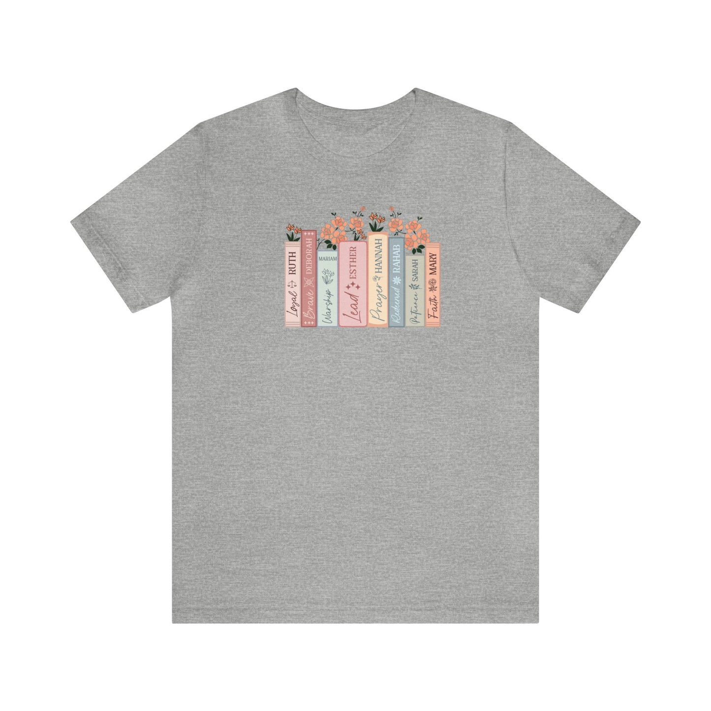 Women of the Bible Print Jersey Short Sleeve Tee