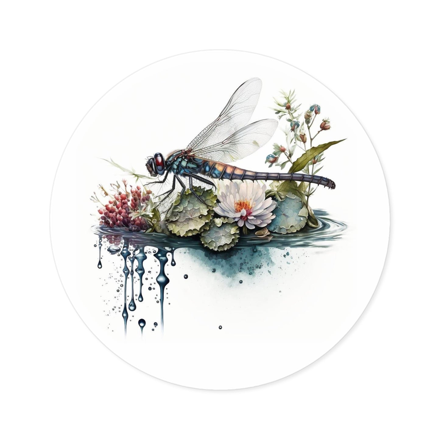 Firefly, Round Stickers, IndoorOutdoor