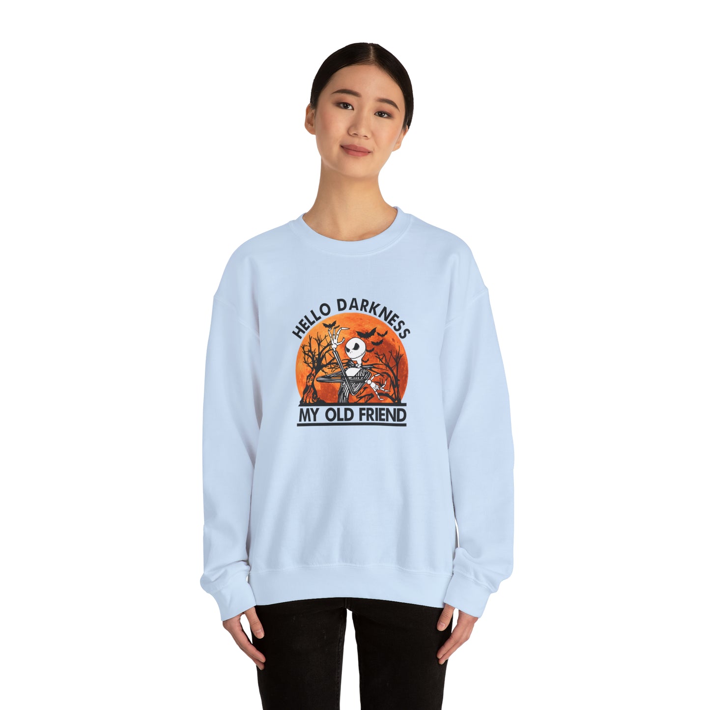 Hello Darkness My Old Friend, Unisex Heavy Blend™ Crewneck Sweatshirt