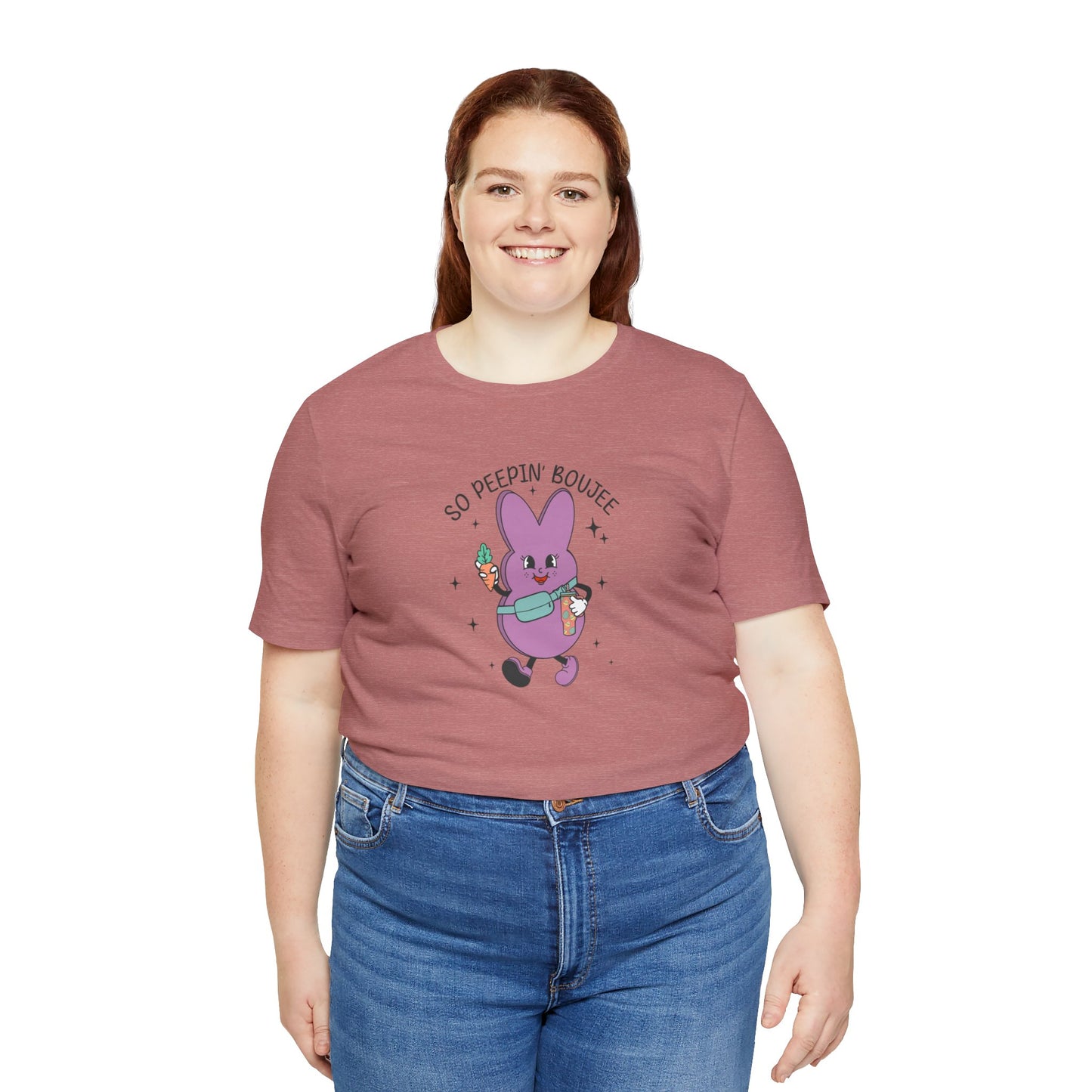So Peepin’ Boujee Print Jersey Short Sleeve Tee