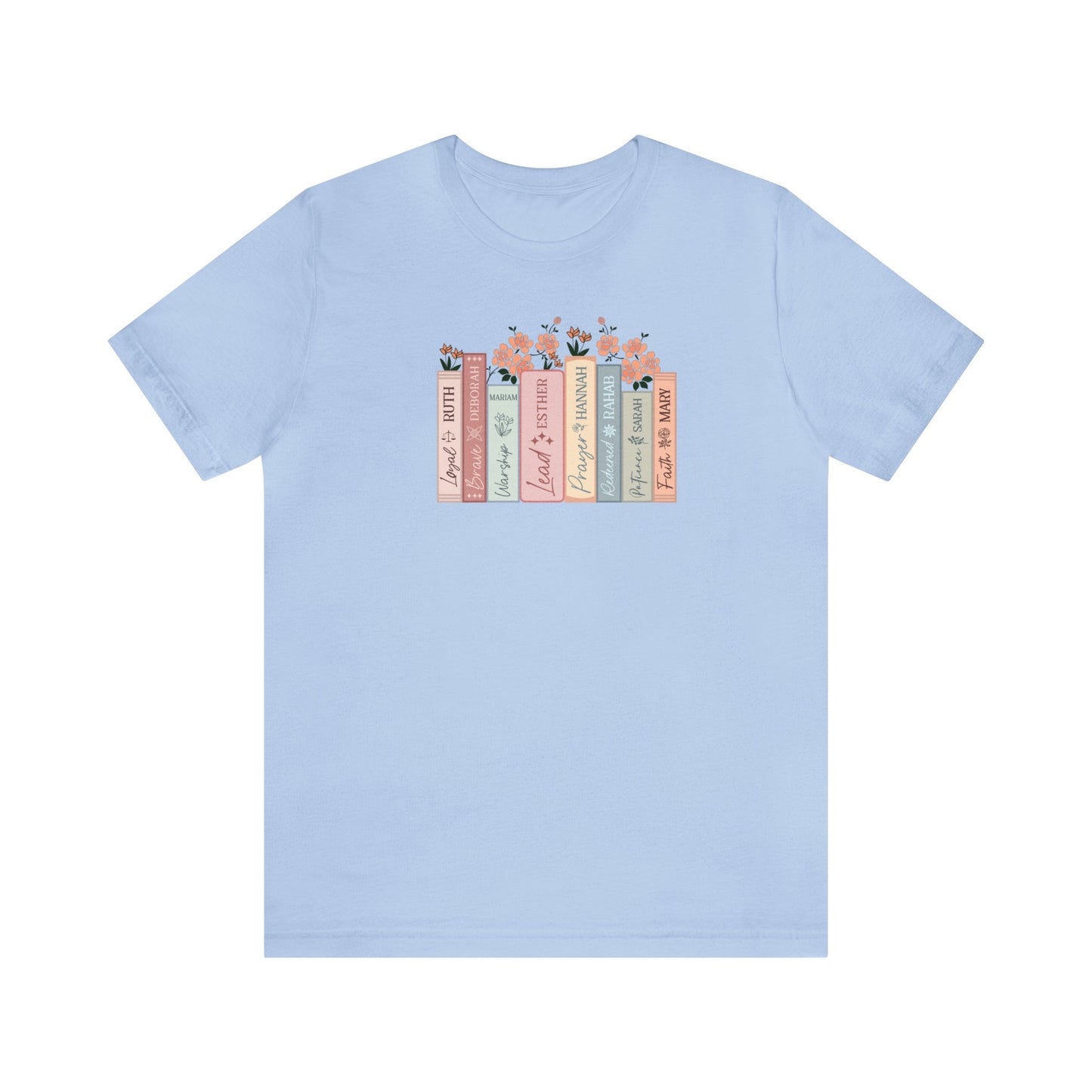 Women of the Bible Print Jersey Short Sleeve Tee