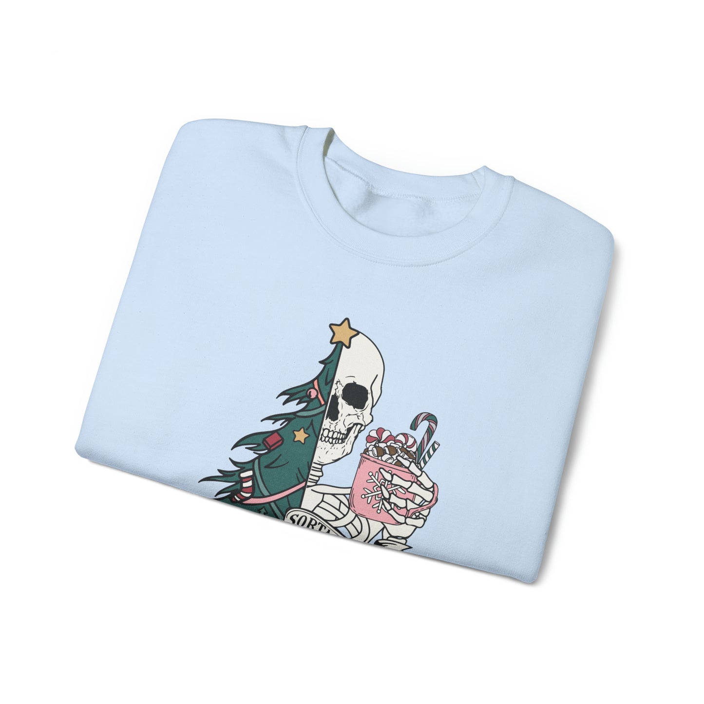 Kinda Merry Kinda Scary, Unisex Heavy Blend™ Crewneck Sweatshirt