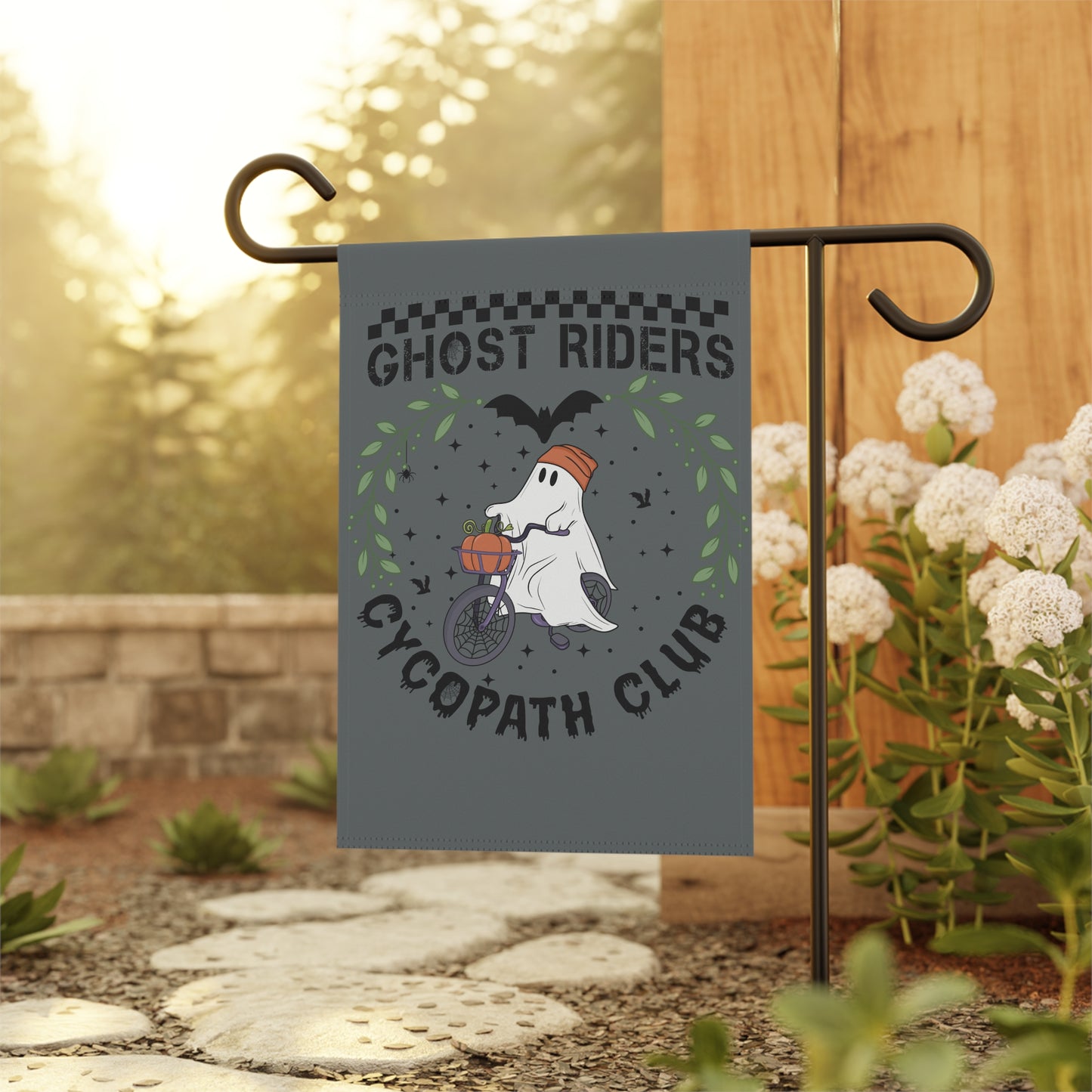 Garden Flag - Ghost Rider Cycopath Club Banner