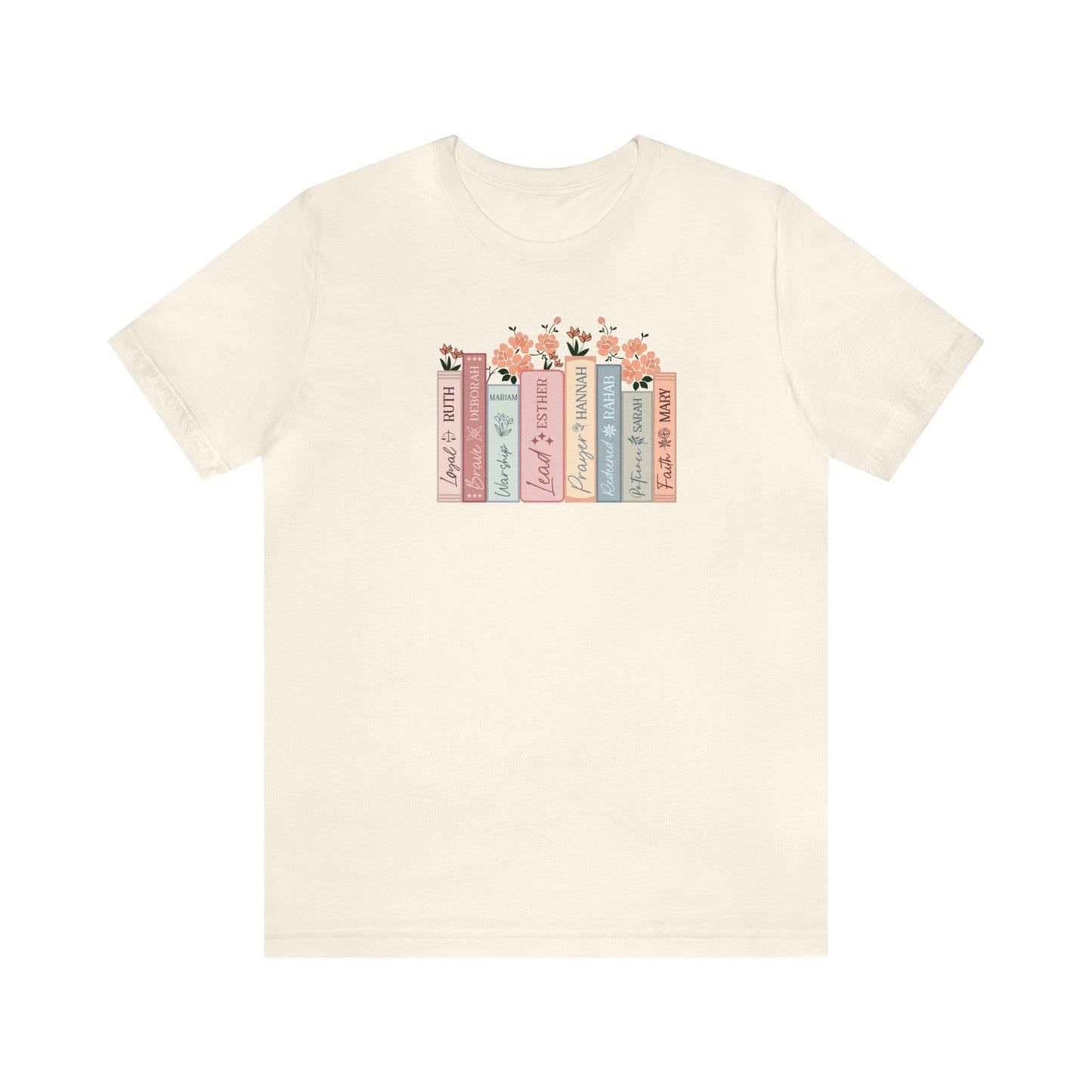 Women of the Bible Print Jersey Short Sleeve Tee