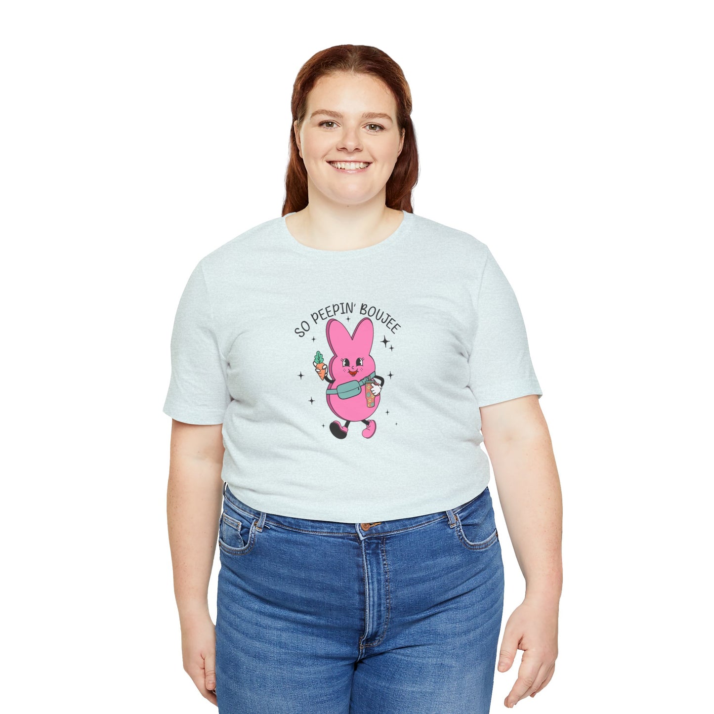 So Peepin’ Boujee Print Jersey Short Sleeve Tee