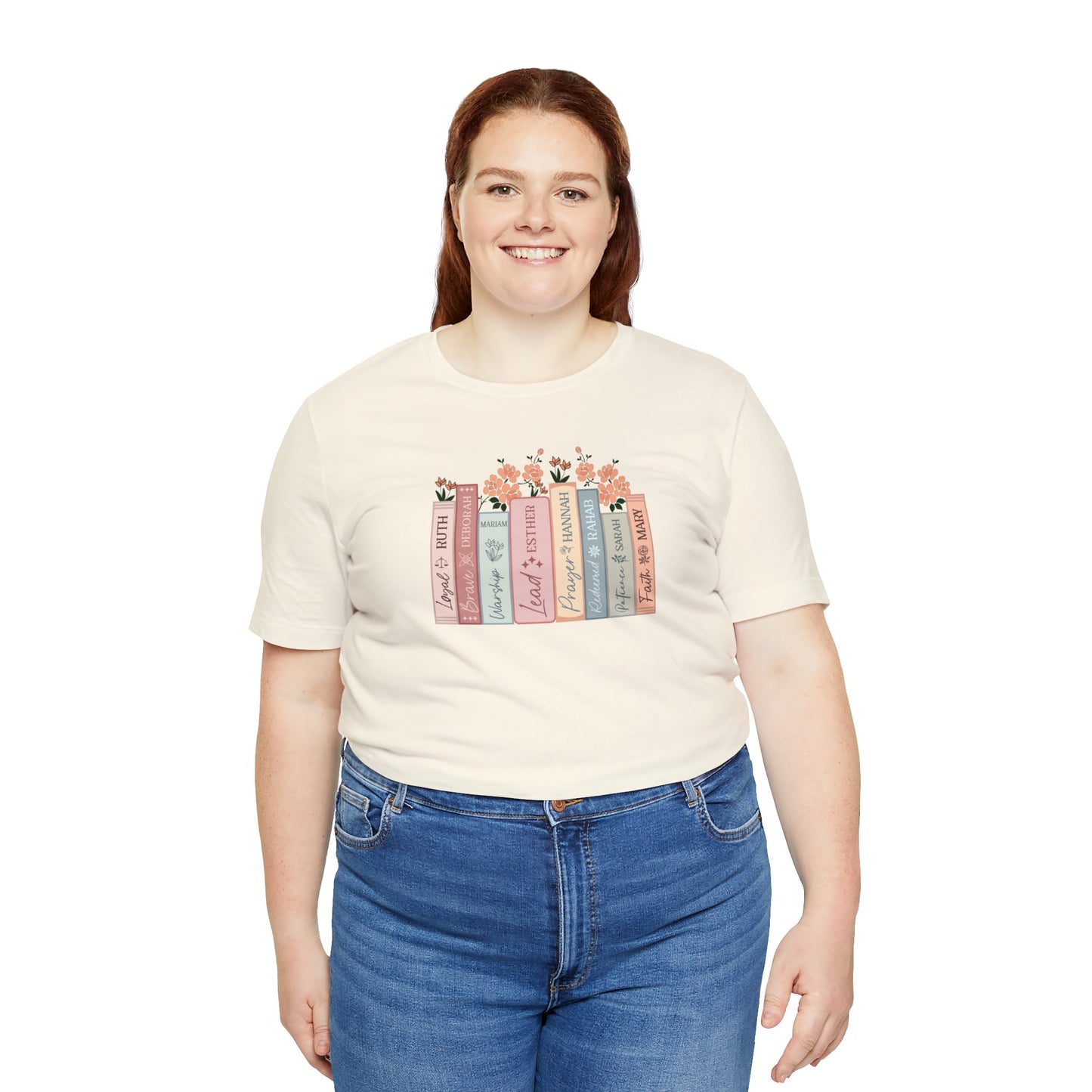 Women of the Bible Print Jersey Short Sleeve Tee