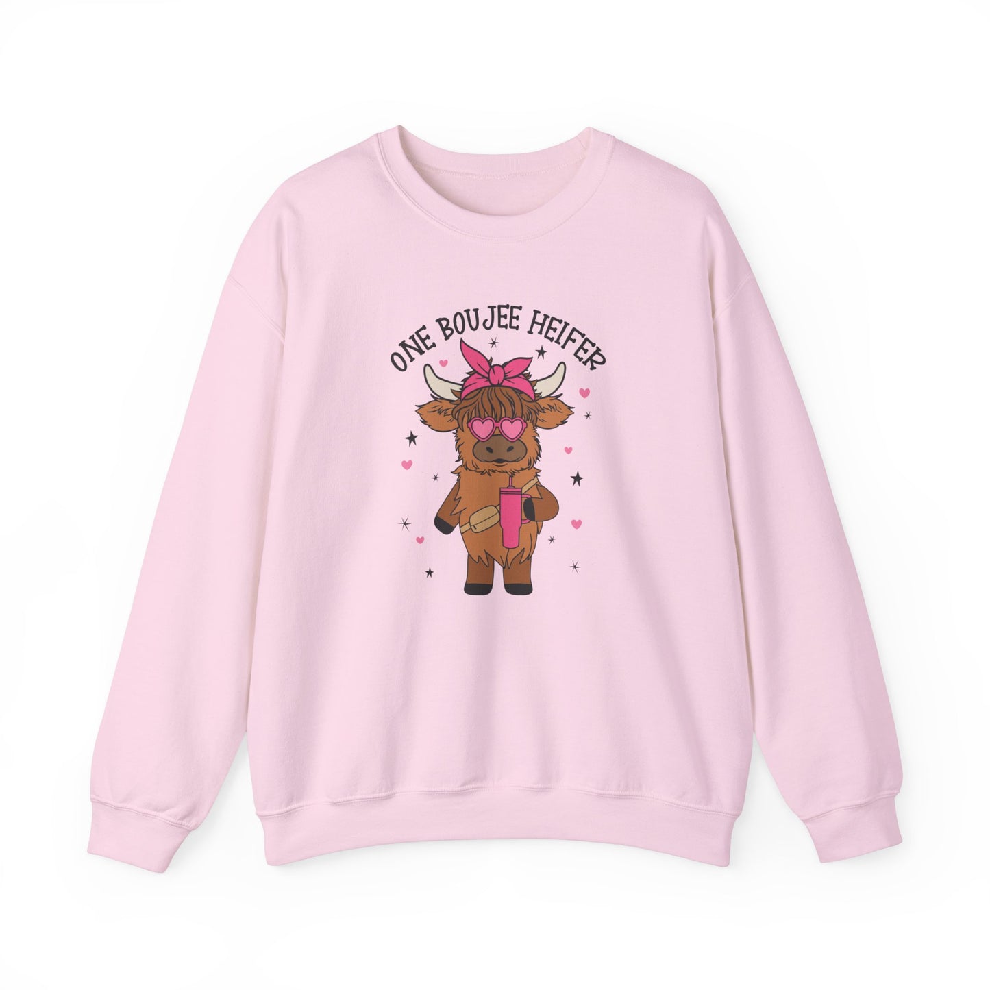 One Bougie Heifer, Unisex Heavy Blend™ Crewneck Sweatshirt