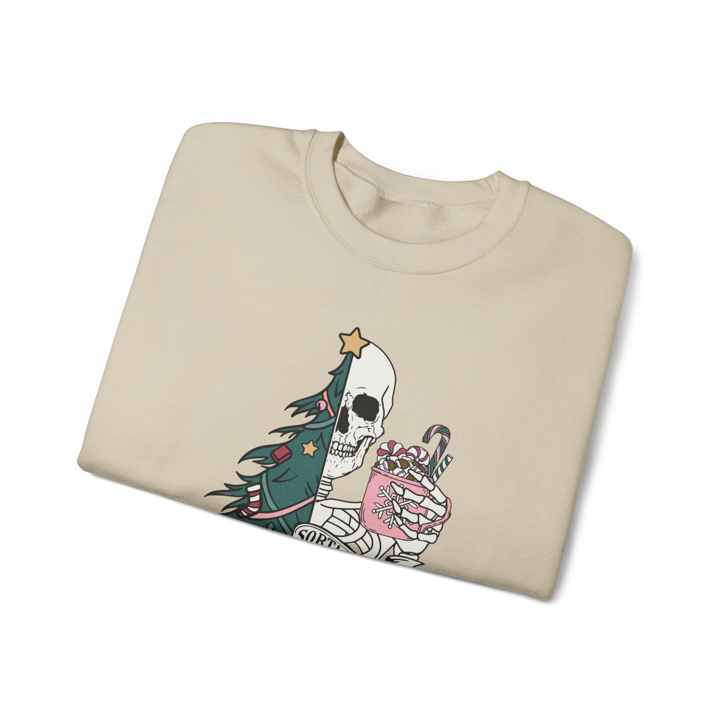 Kinda Merry Kinda Scary, Unisex Heavy Blend™ Crewneck Sweatshirt