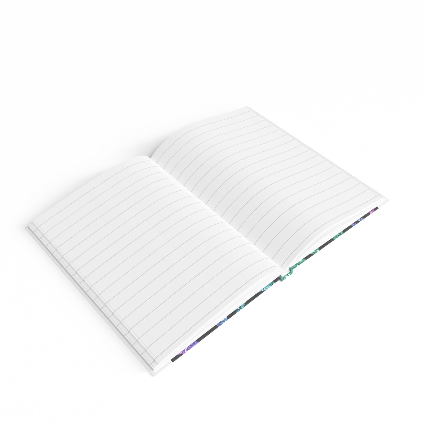 Leopard Sunflower Print Hardcover Journal - Ruled Line