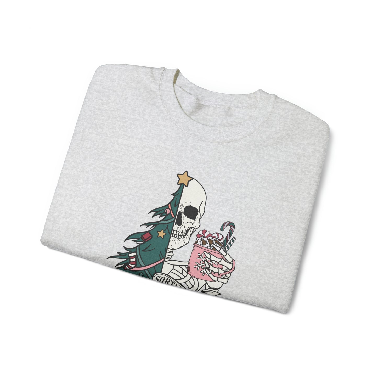 Kinda Merry Kinda Scary, Unisex Heavy Blend™ Crewneck Sweatshirt