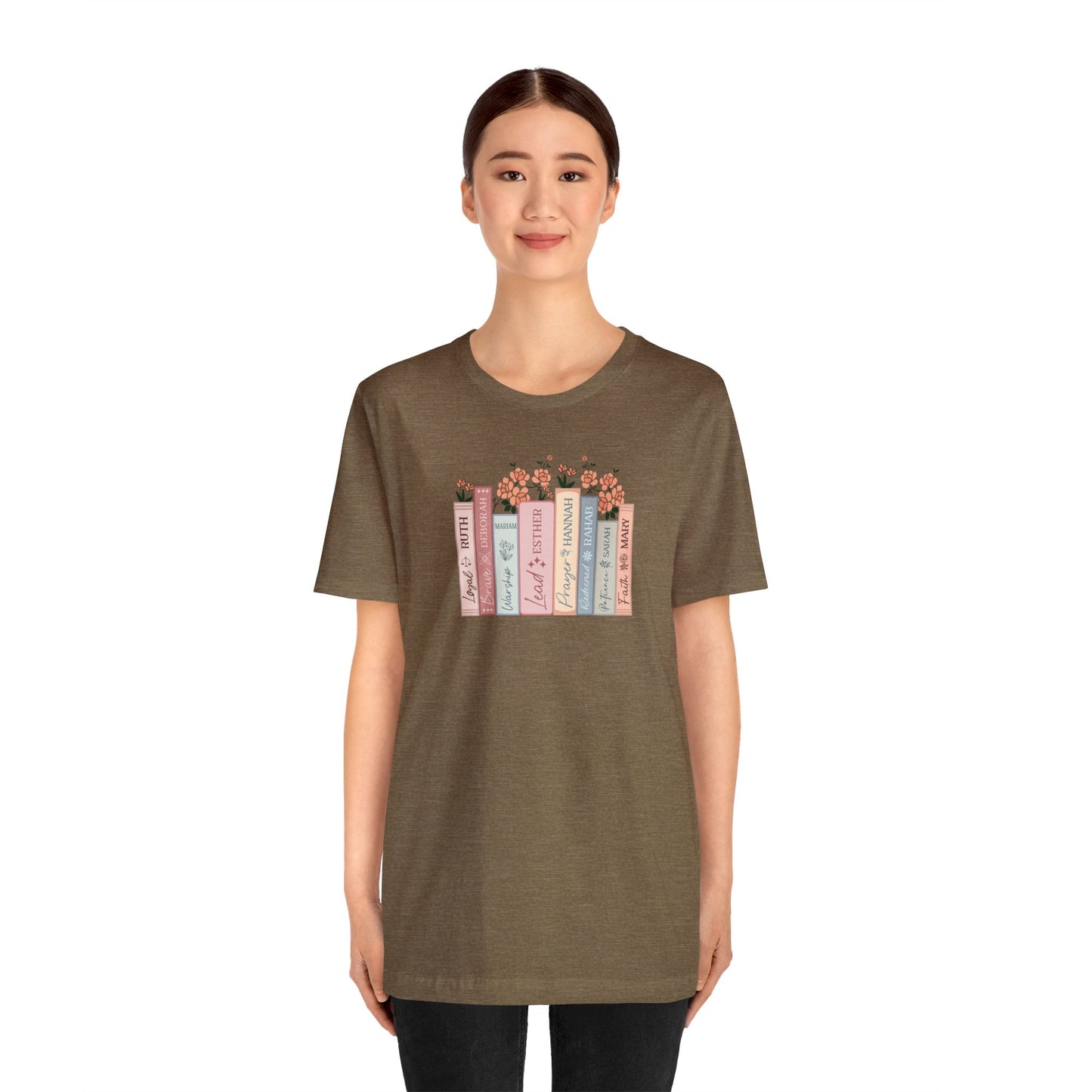 Women of the Bible Print Jersey Short Sleeve Tee