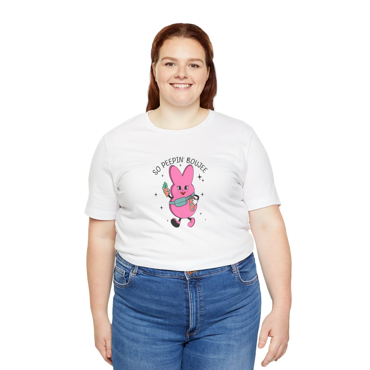 So Peepin’ Boujee Print Jersey Short Sleeve Tee