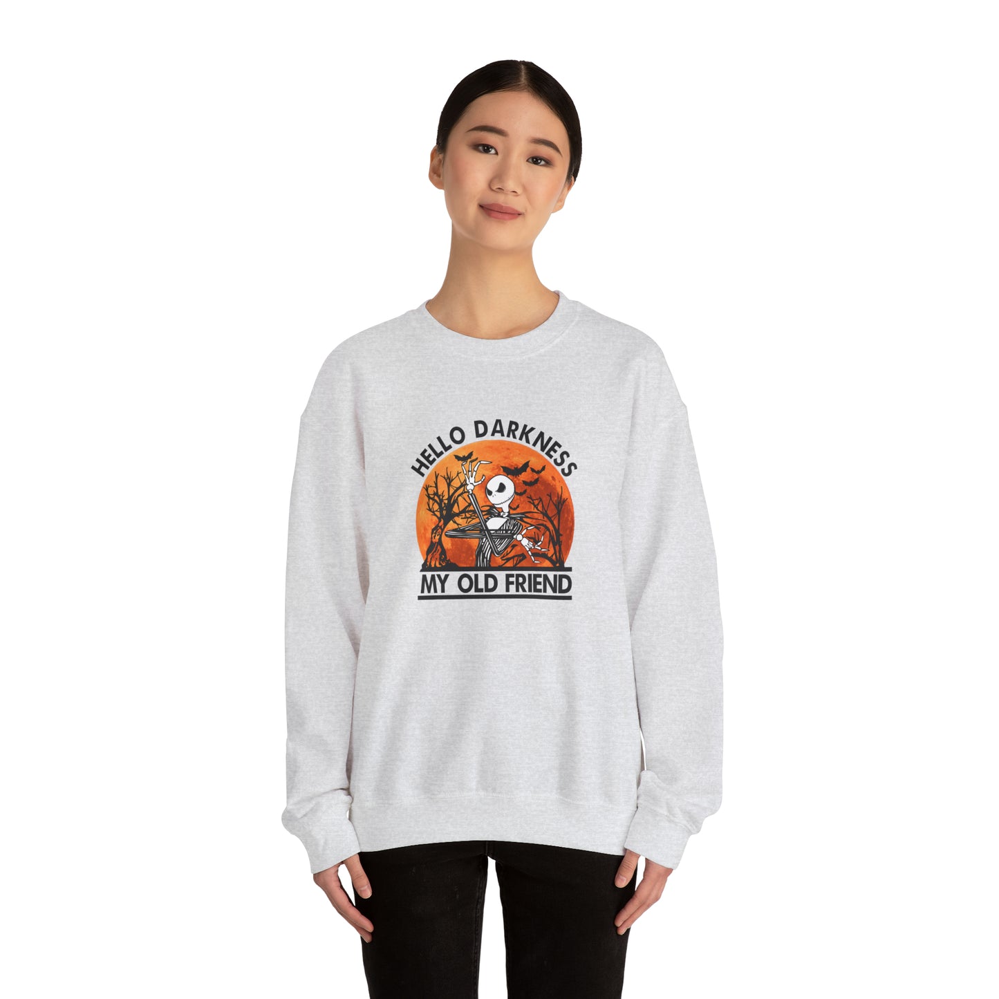Hello Darkness My Old Friend, Unisex Heavy Blend™ Crewneck Sweatshirt
