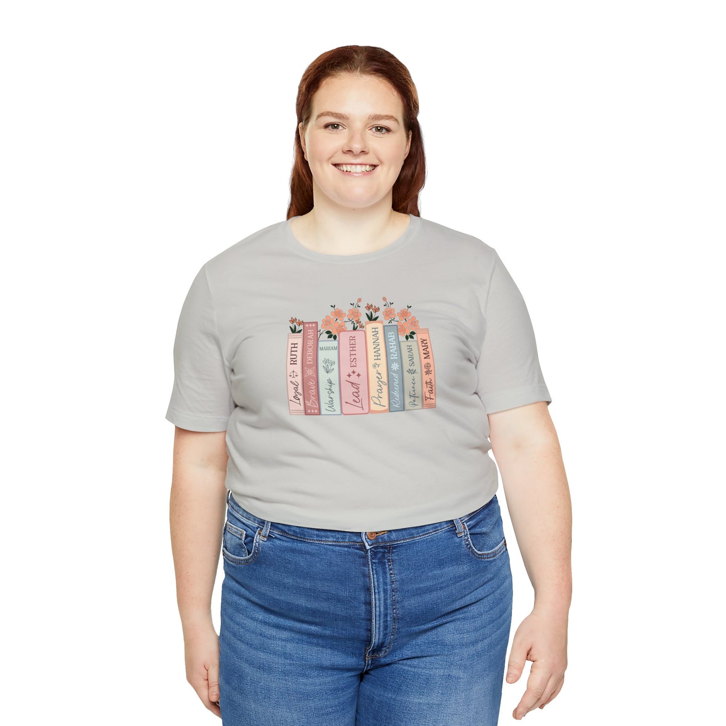 Women of the Bible Print Jersey Short Sleeve Tee