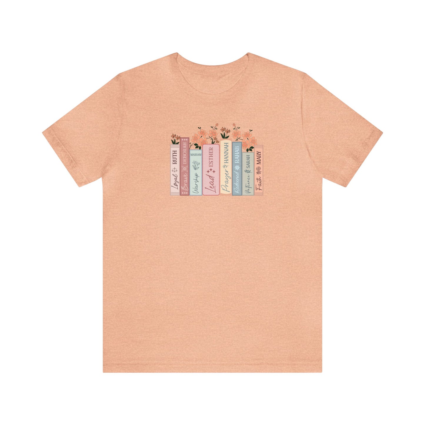 Women of the Bible Print Jersey Short Sleeve Tee