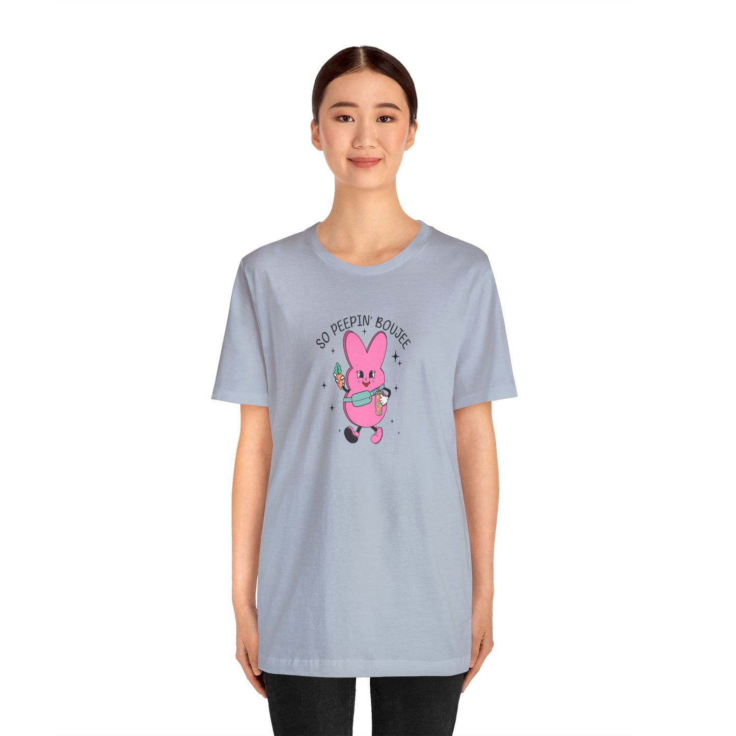 So Peepin’ Boujee Print Jersey Short Sleeve Tee