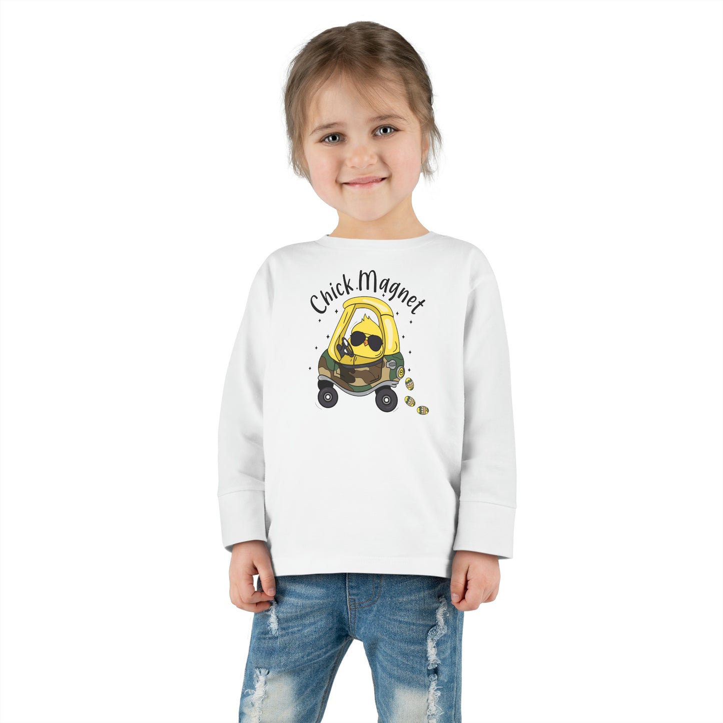 Chick Magnet Toddler Long Sleeve Tee