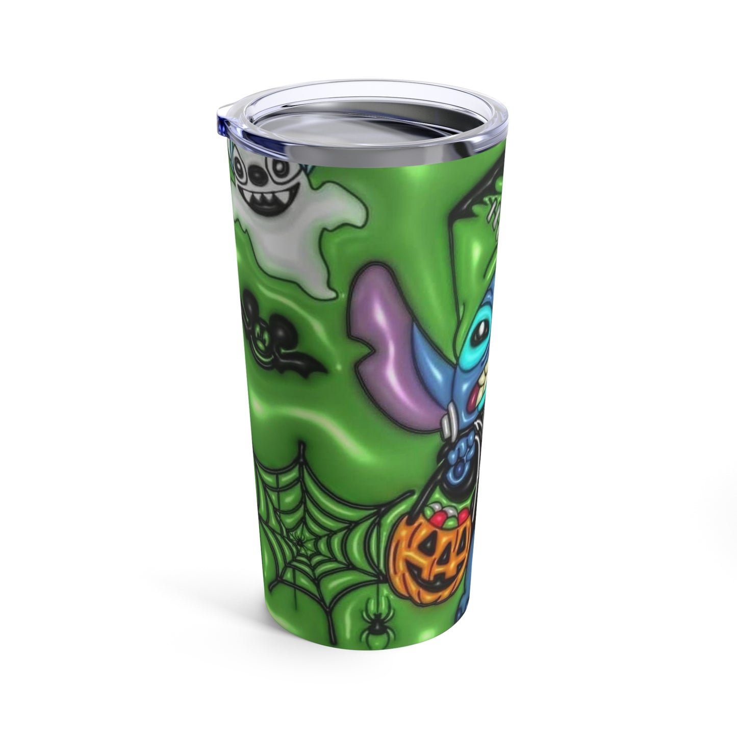 Halloween Print, Skinny Steel Tumbler with Straw, 20oz