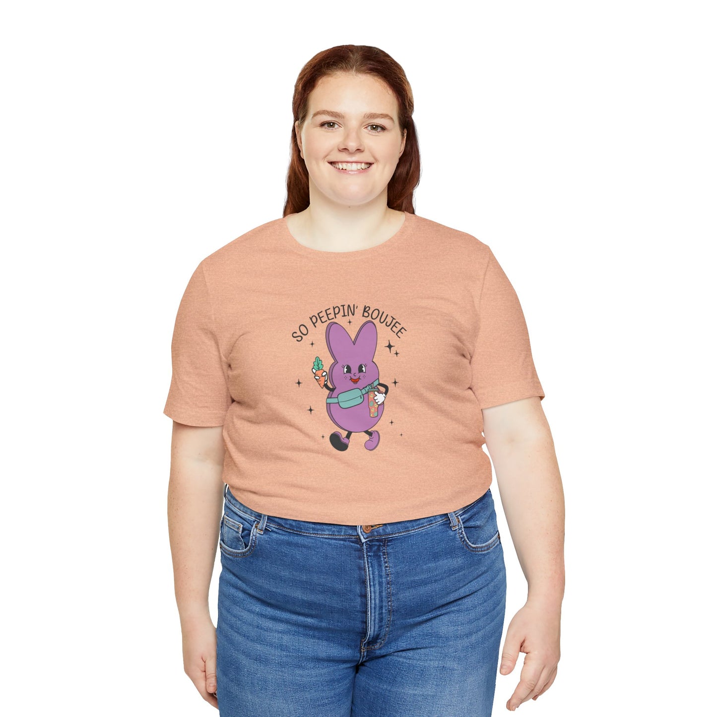 So Peepin’ Boujee Print Jersey Short Sleeve Tee