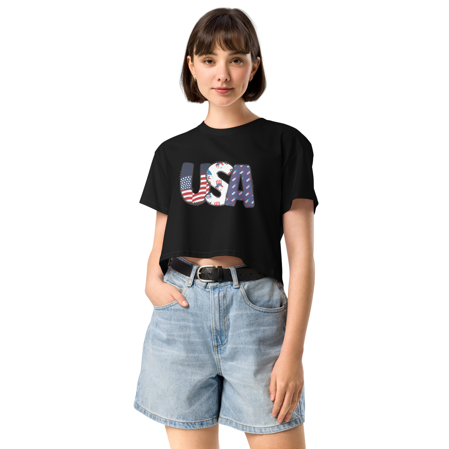 USA Women’s crop top